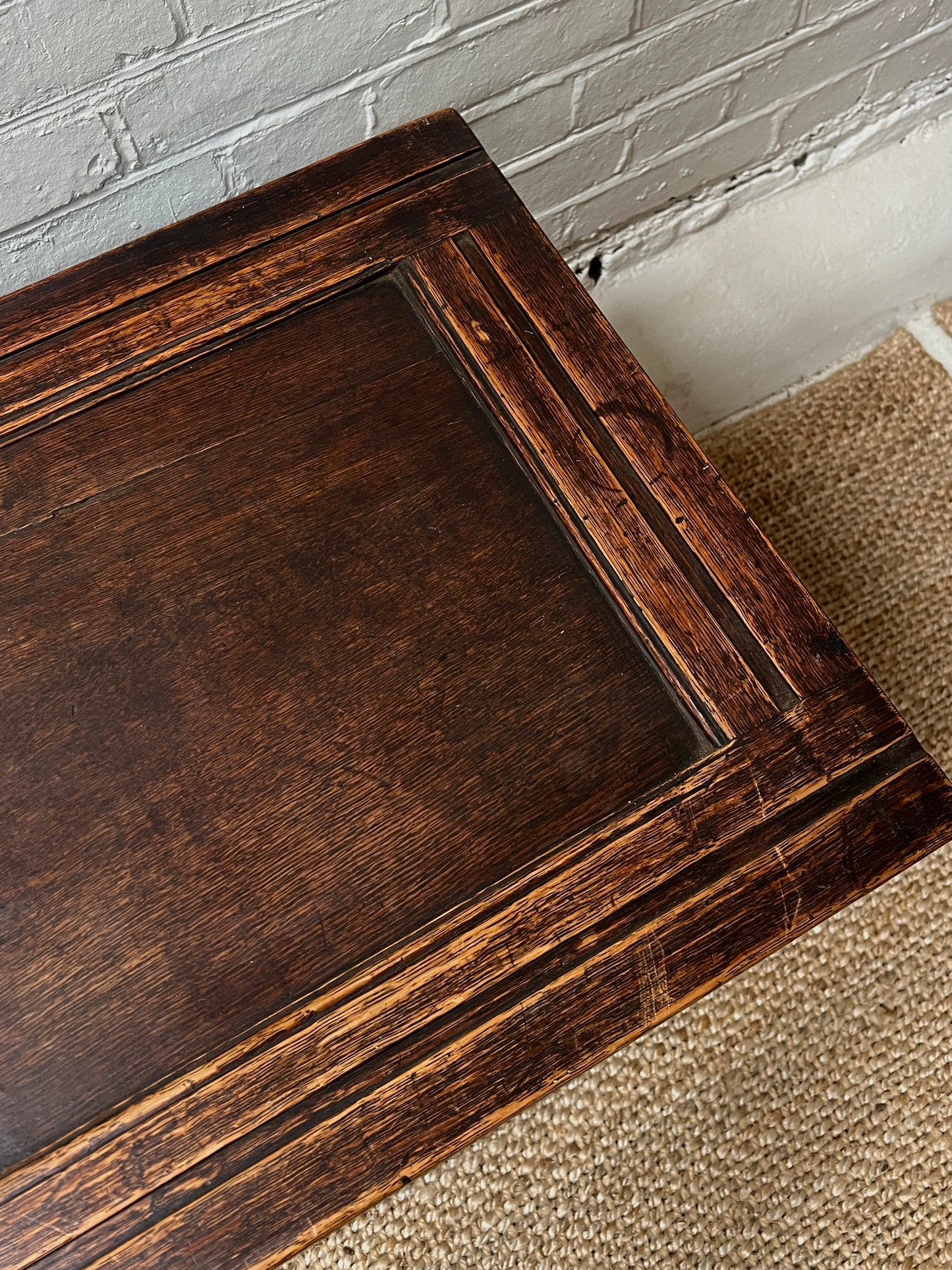 ANTIQUE CARVED COFFER