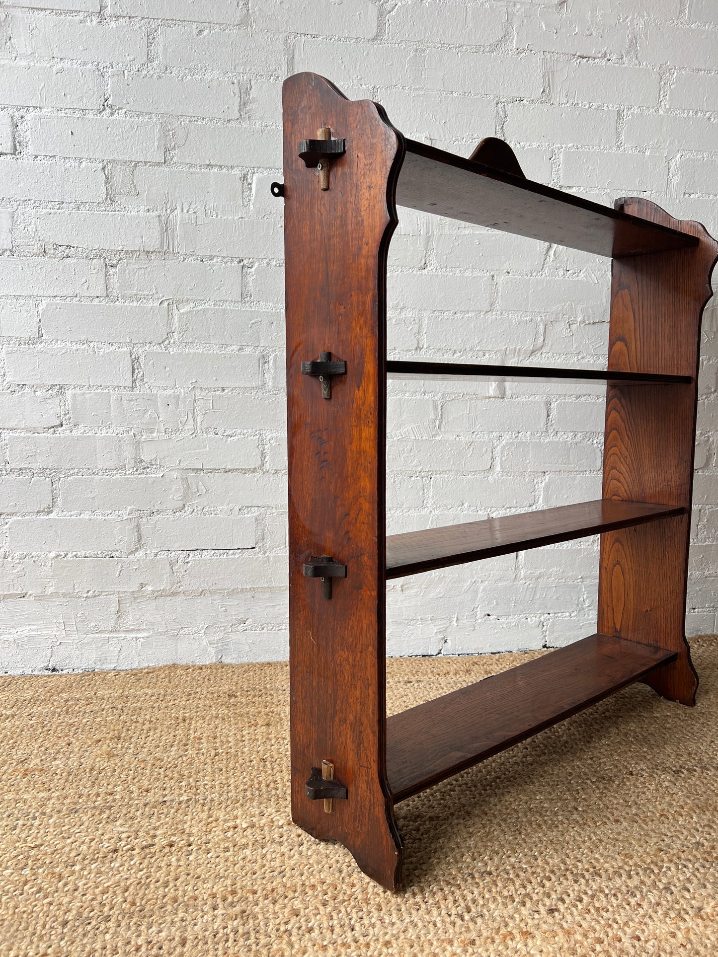 OPEN BACK WALL MOUNTED BOOKCASE
