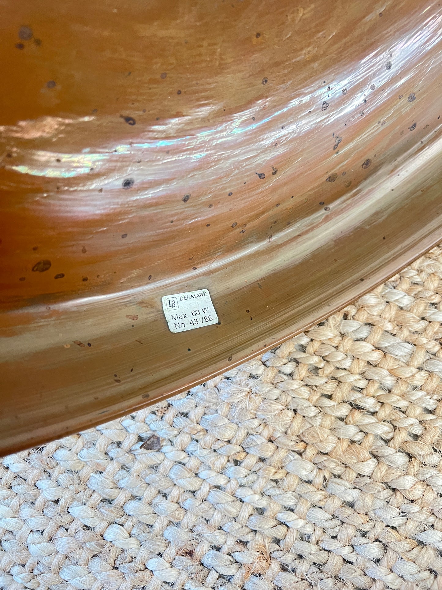 DANISH COPPER CEILING PENDANT