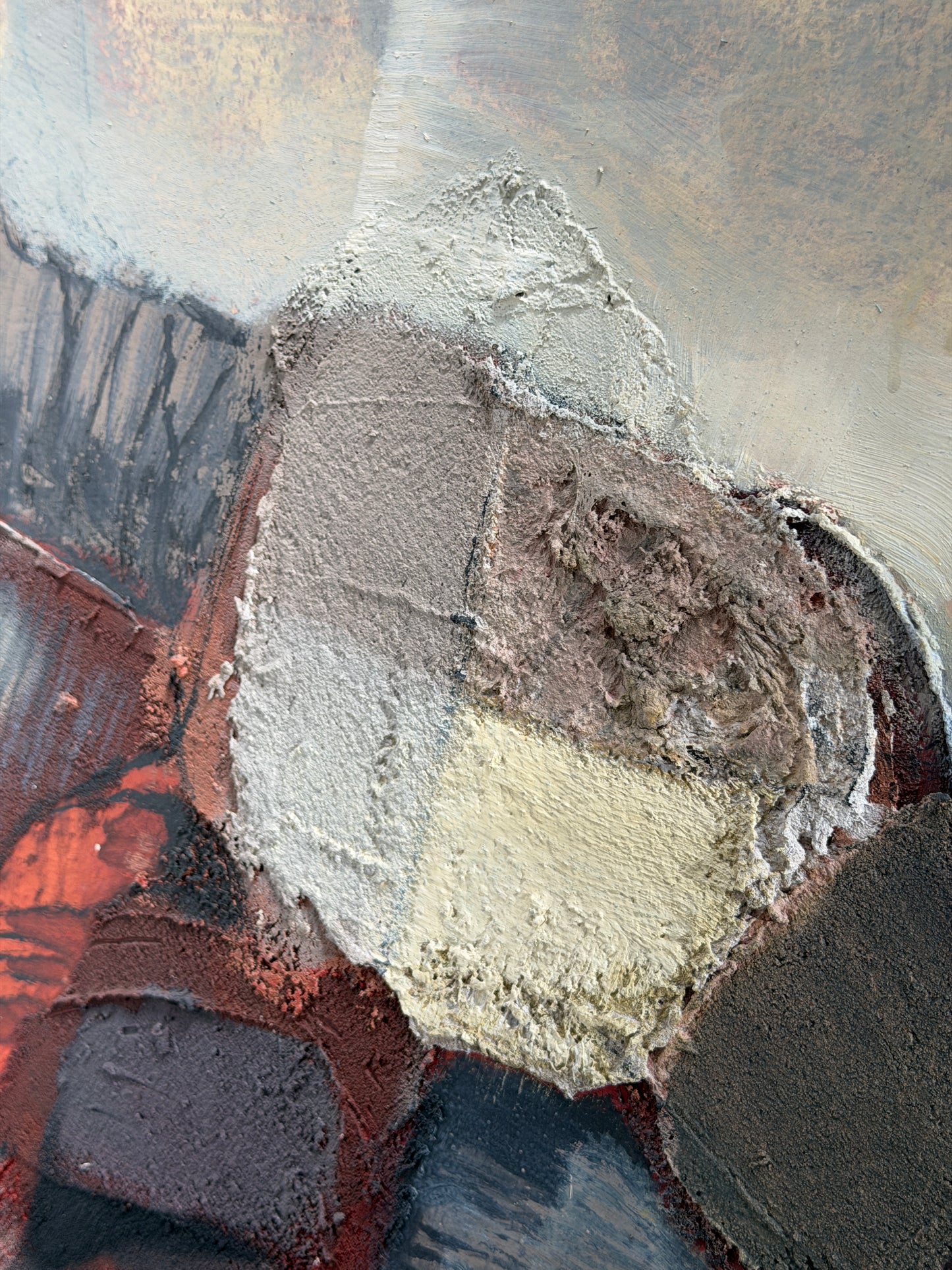 SWEDISH PURPLE RED PAINTING