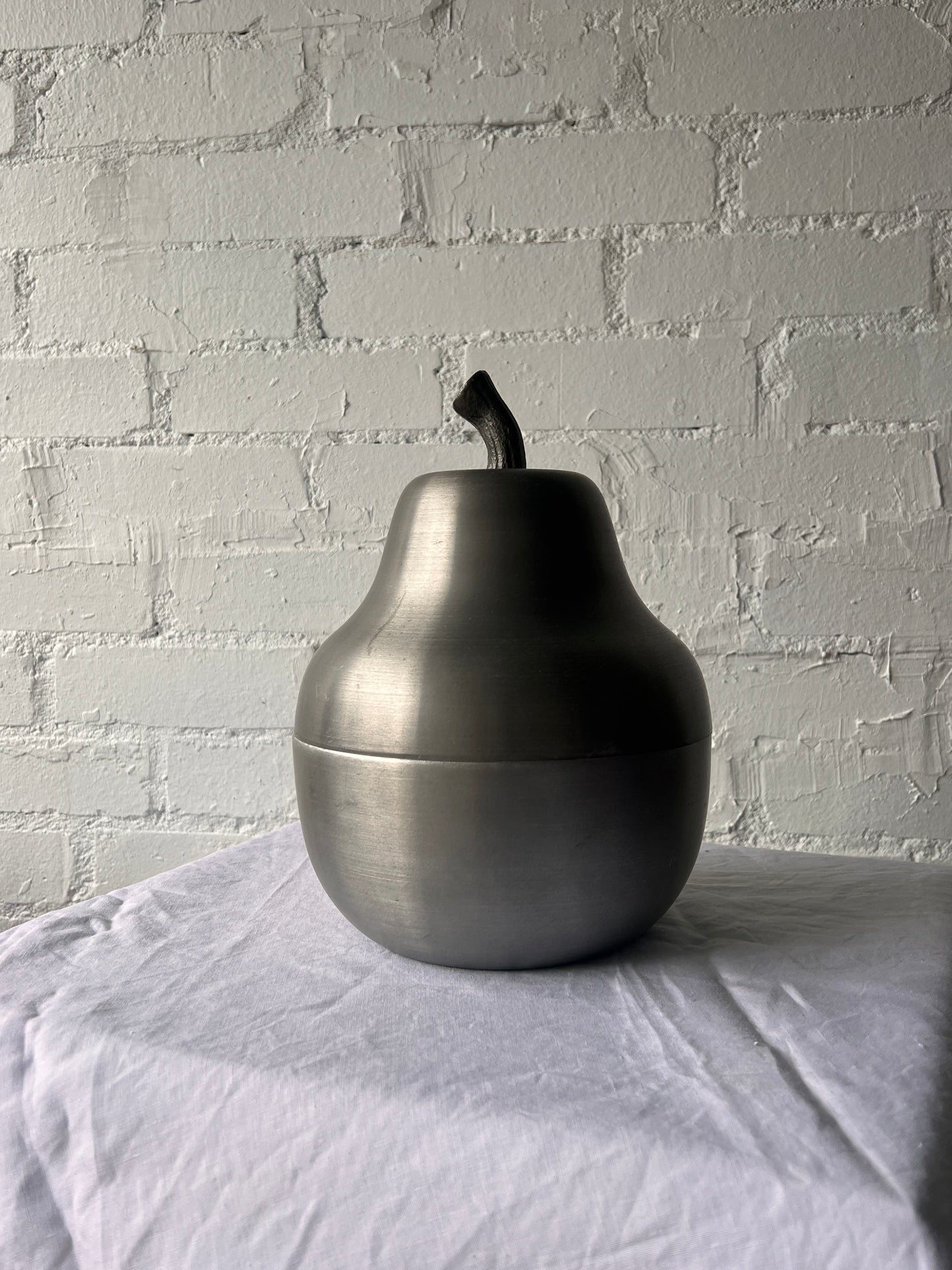 70S CHROME PEAR ICE BUCKET