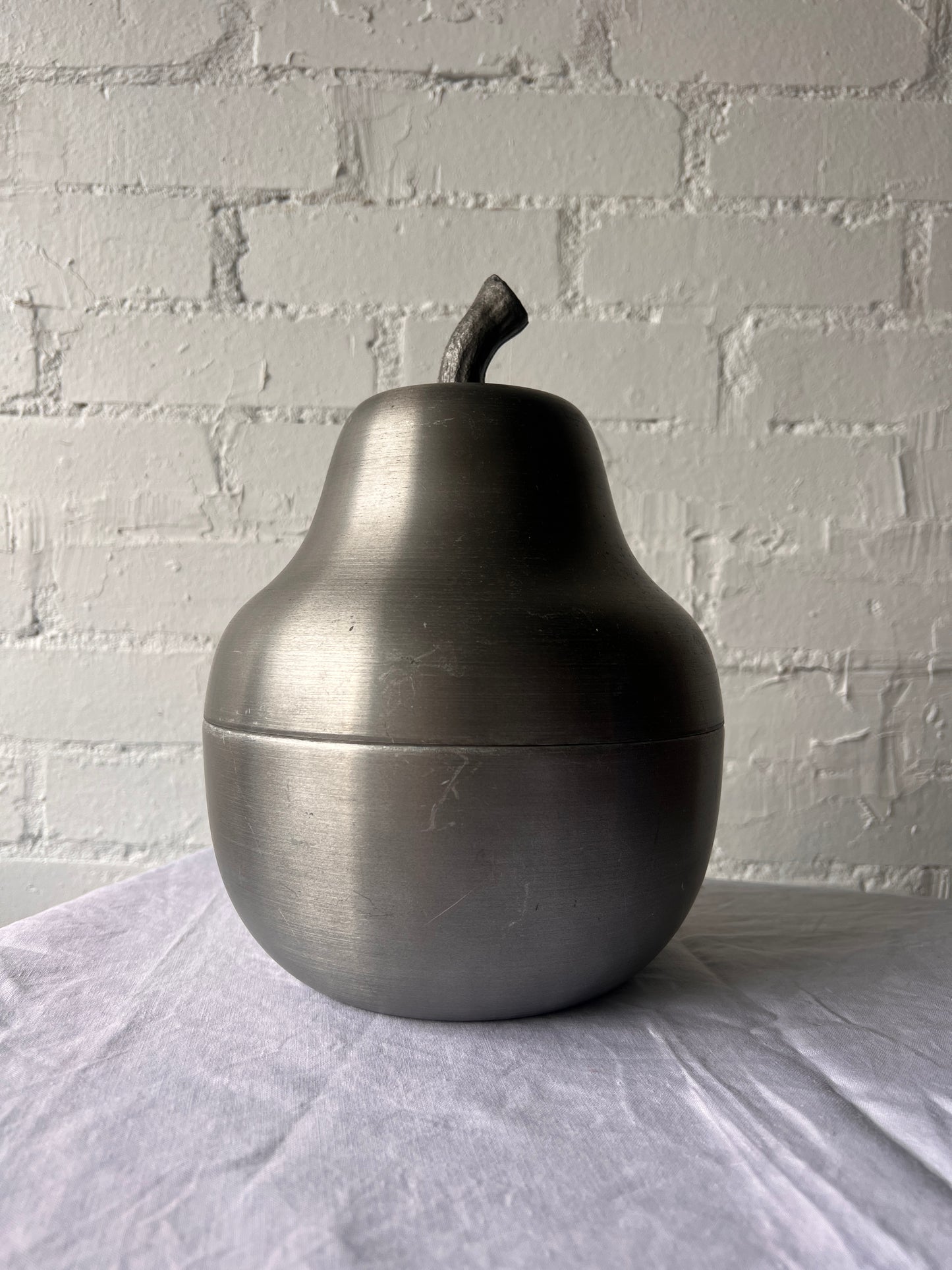 70S CHROME PEAR ICE BUCKET