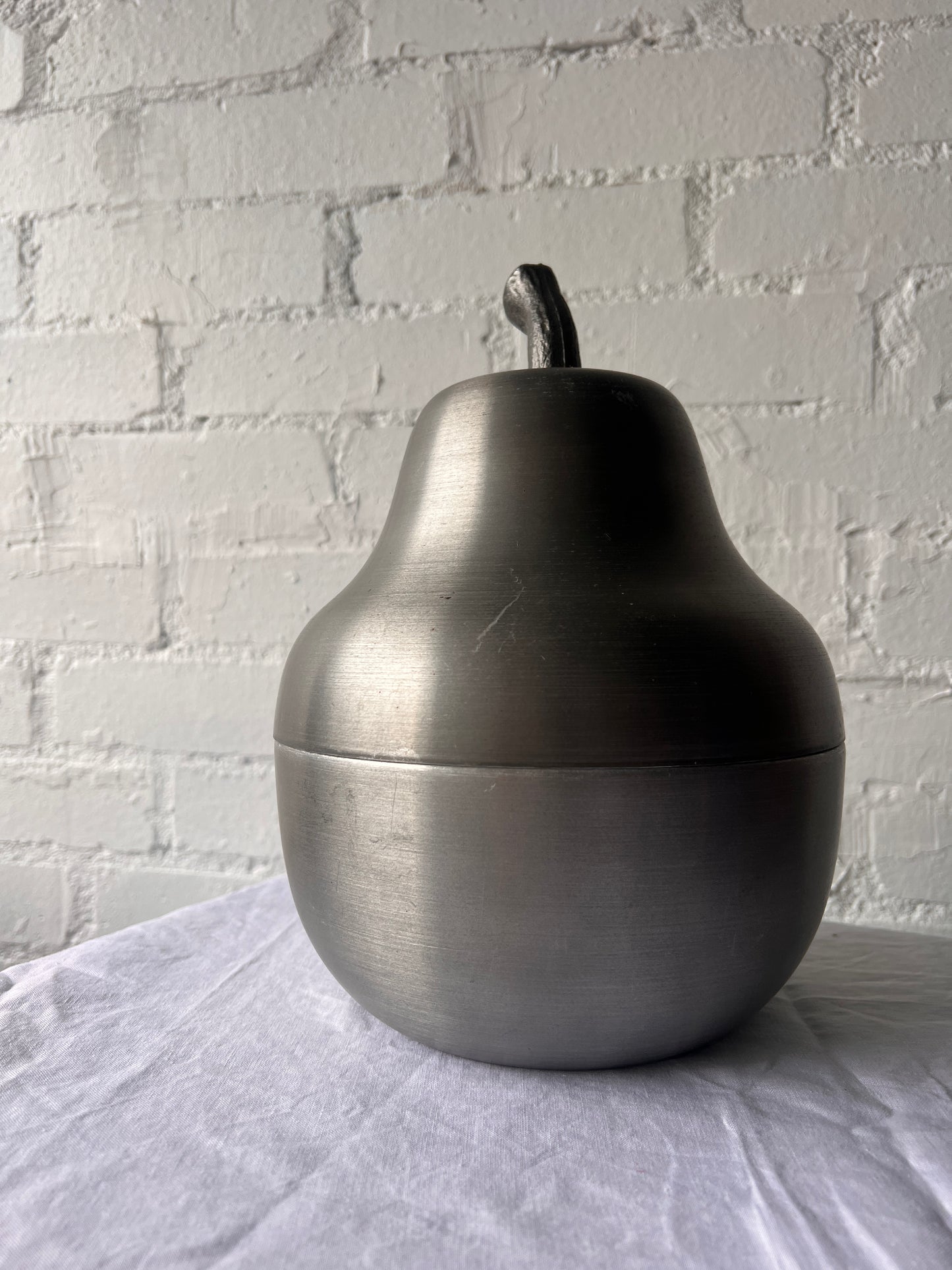 70S CHROME PEAR ICE BUCKET