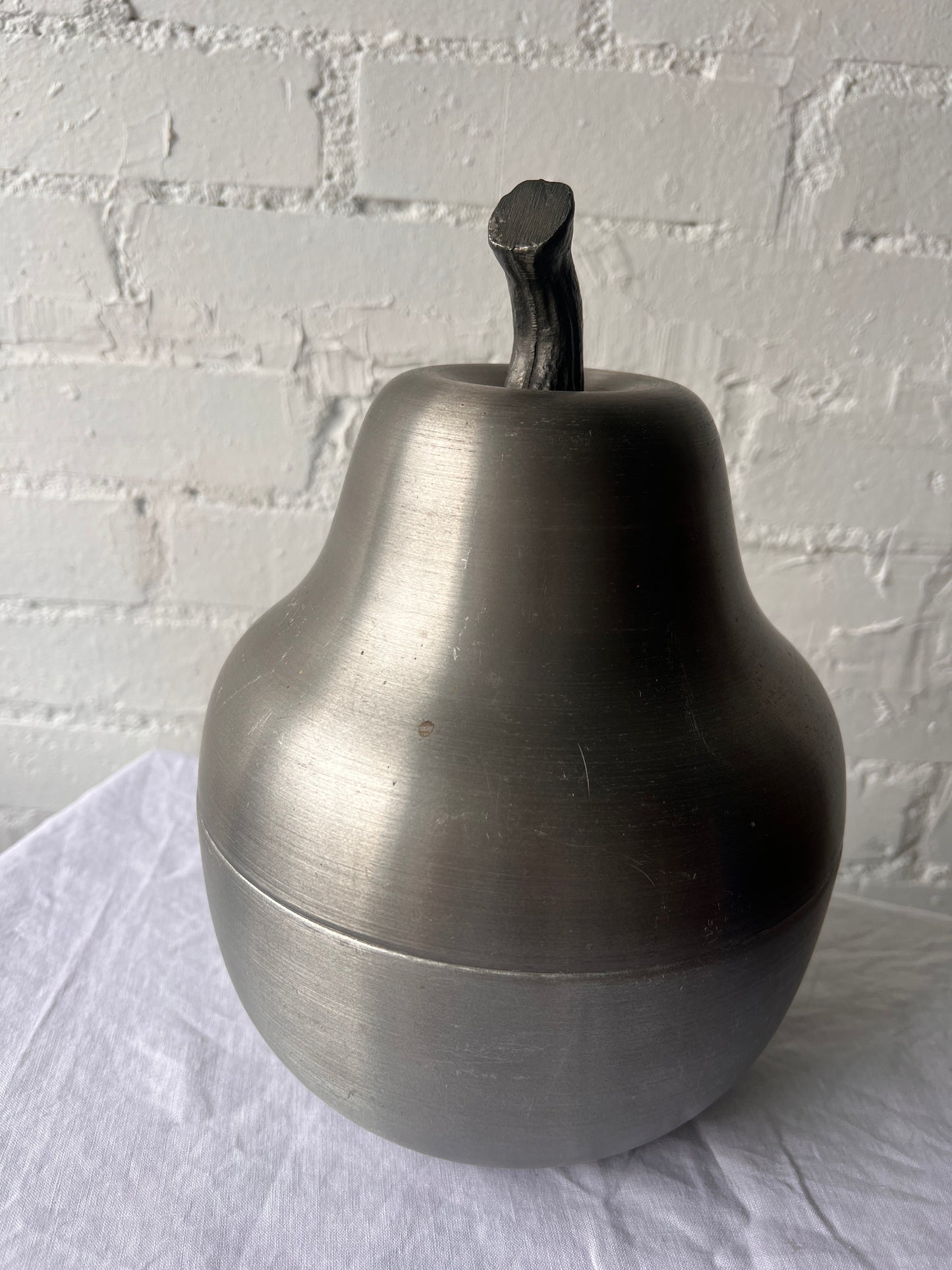70S CHROME PEAR ICE BUCKET