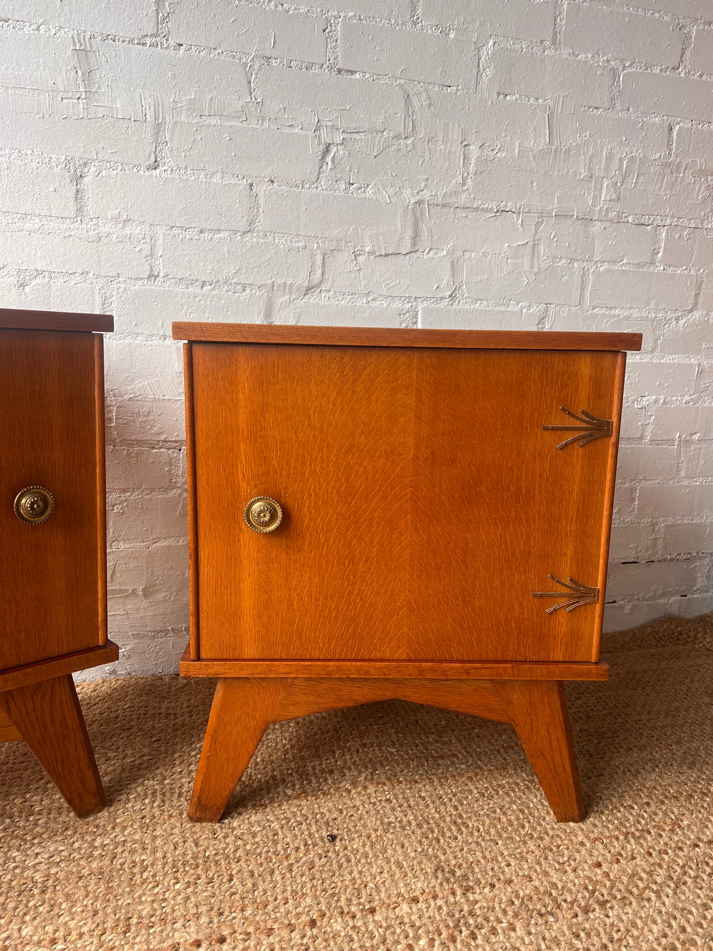 LEAF MOTIF BEDSIDE TABLES