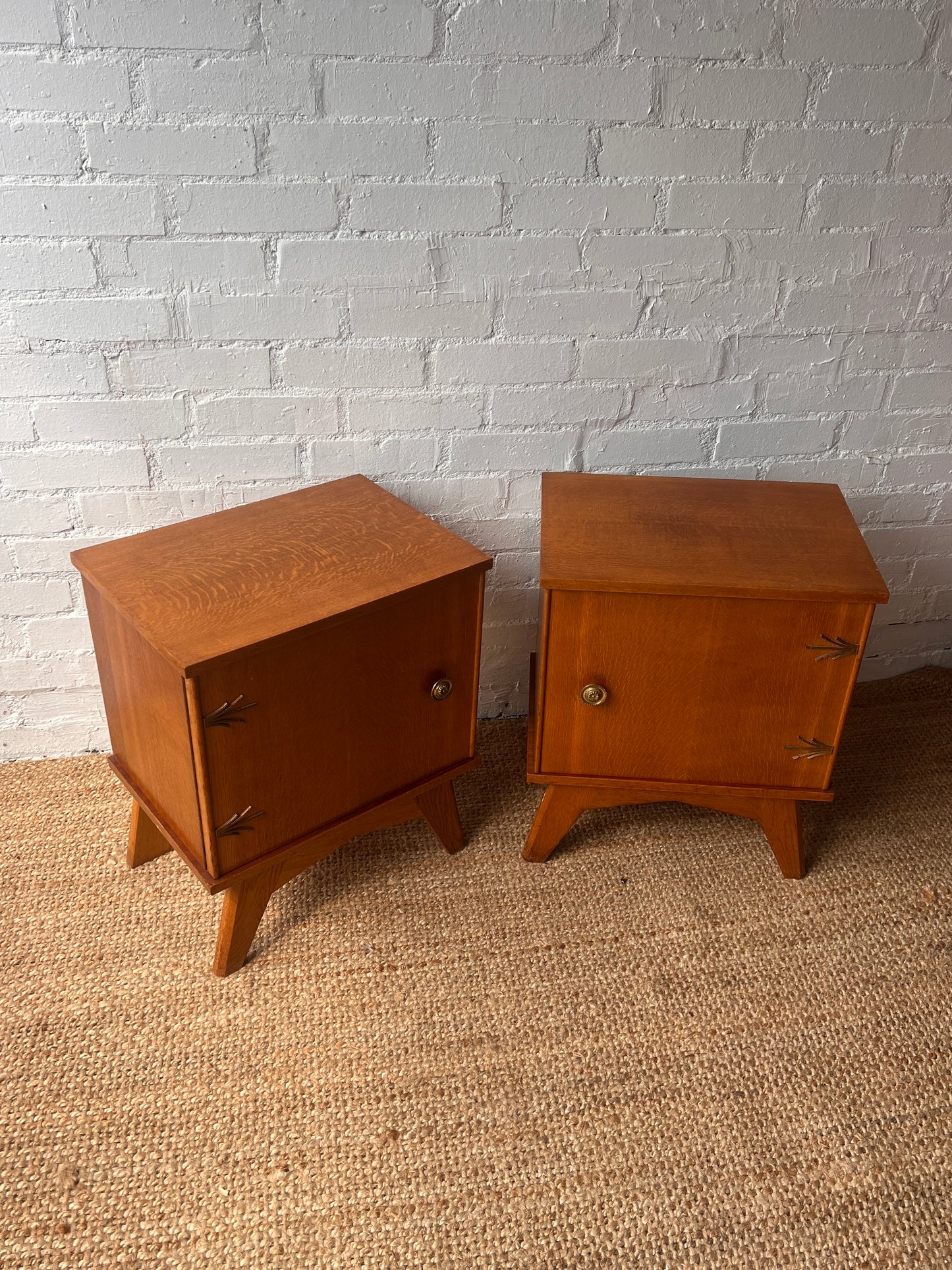 LEAF MOTIF BEDSIDE TABLES