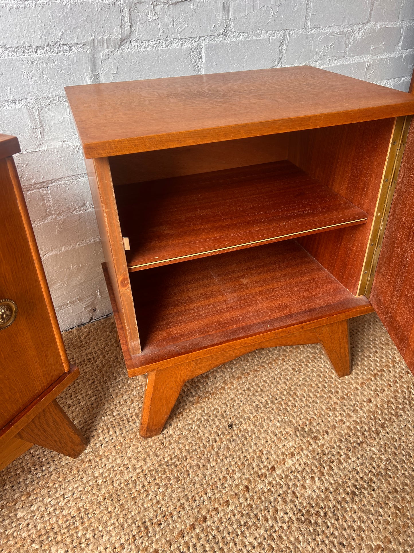LEAF MOTIF BEDSIDE TABLES