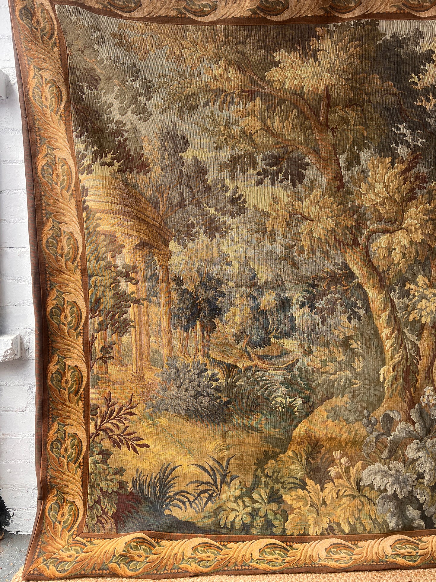 LARGE FRENCH HANGING TAPESTRY