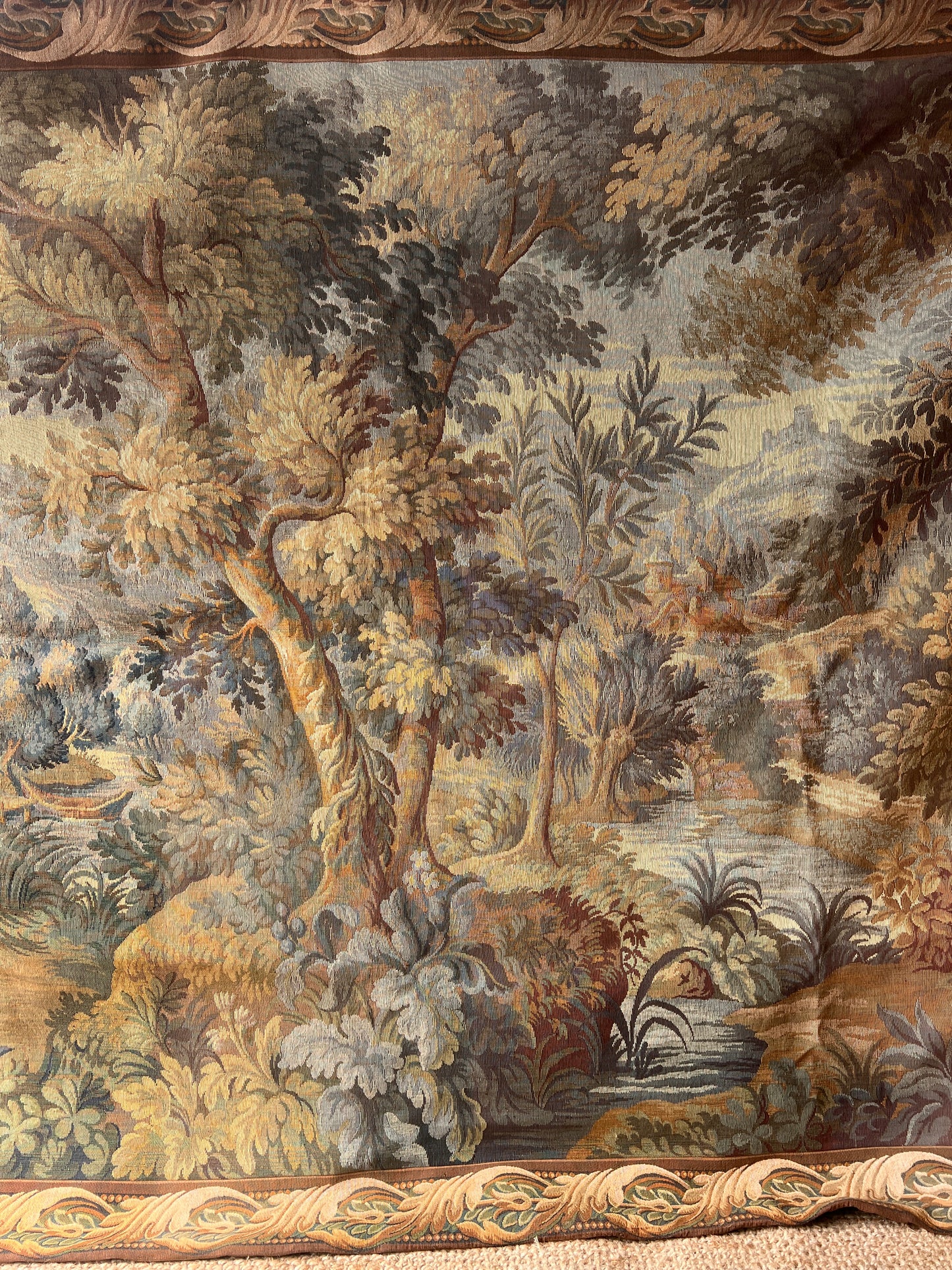 LARGE FRENCH HANGING TAPESTRY