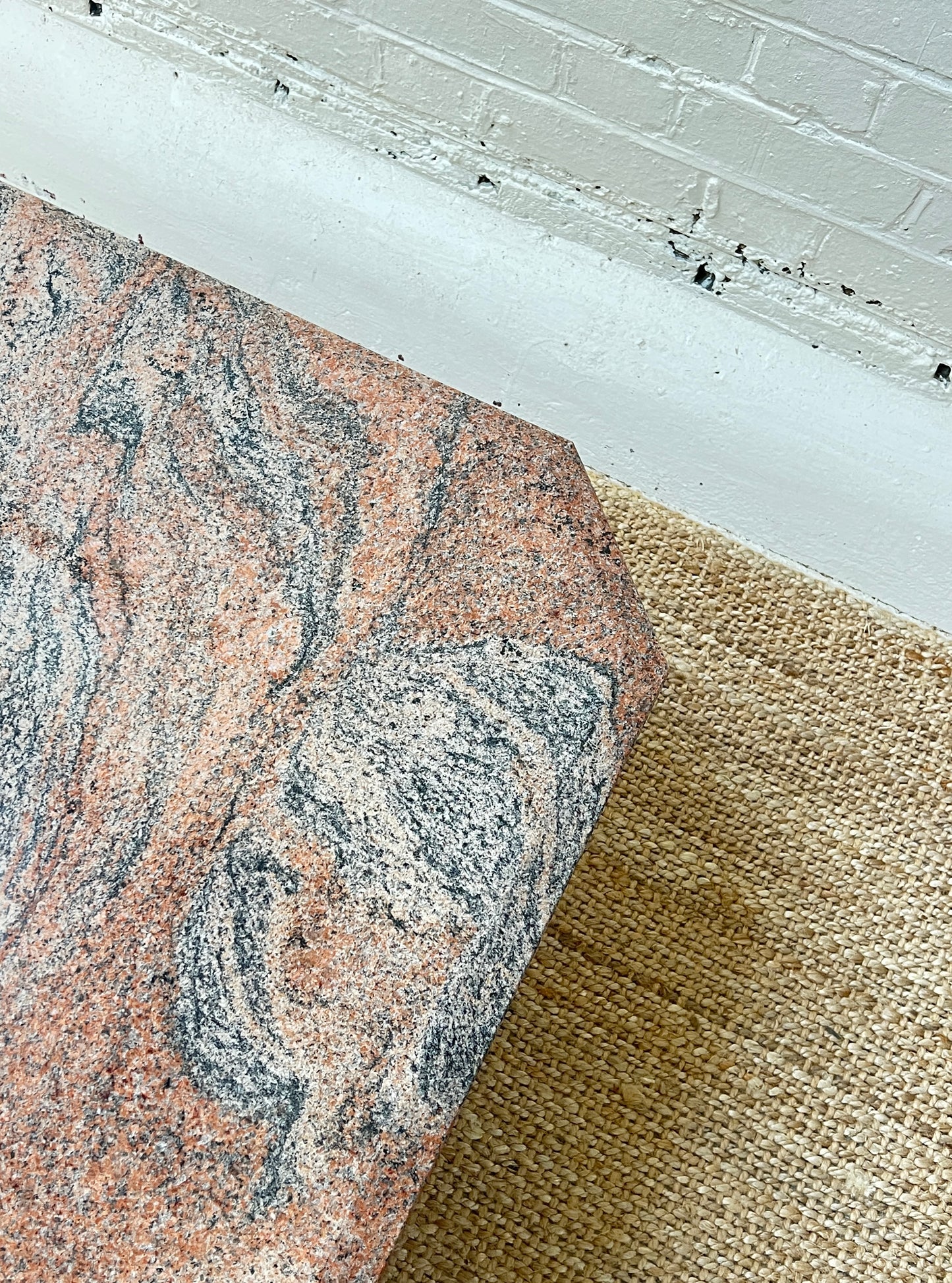 70S RED GRANITE TABLE