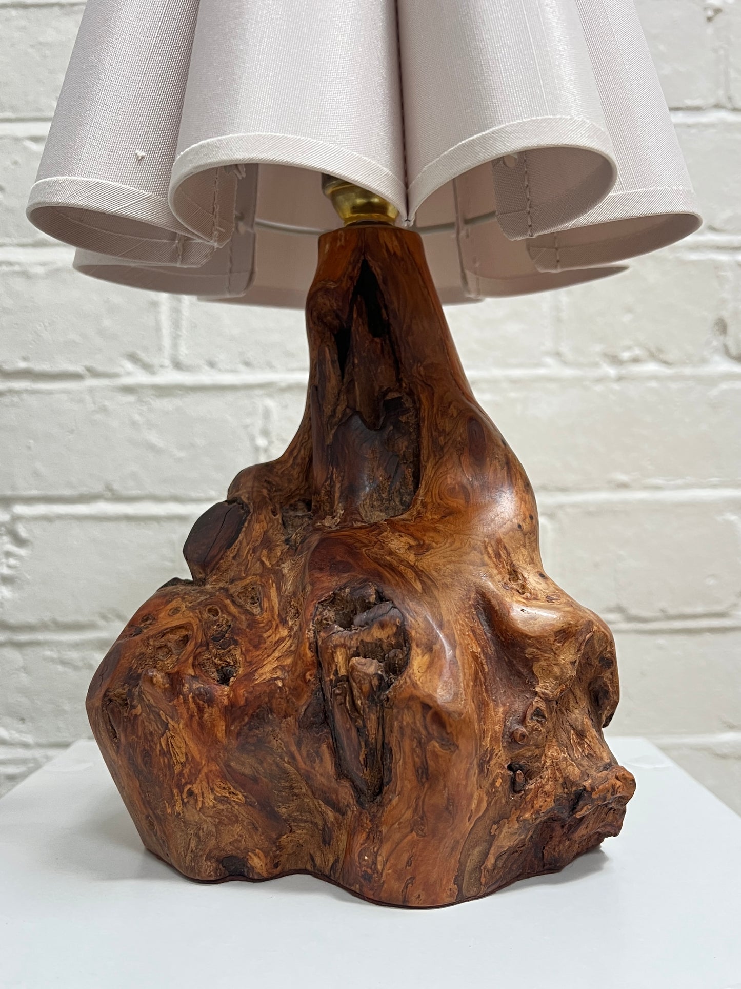 LIVE EDGE WOOD LAMP