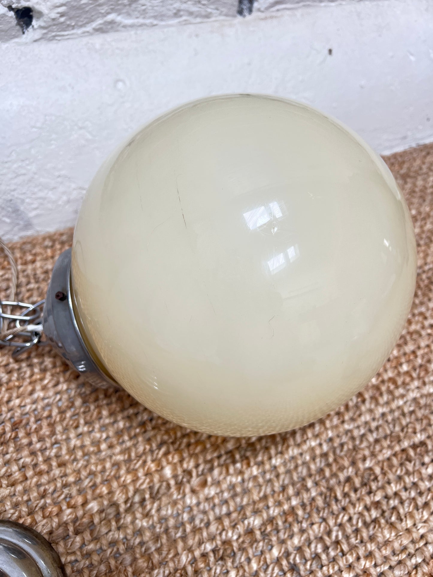 ART DECO GLOBE CEILING PENDANT
