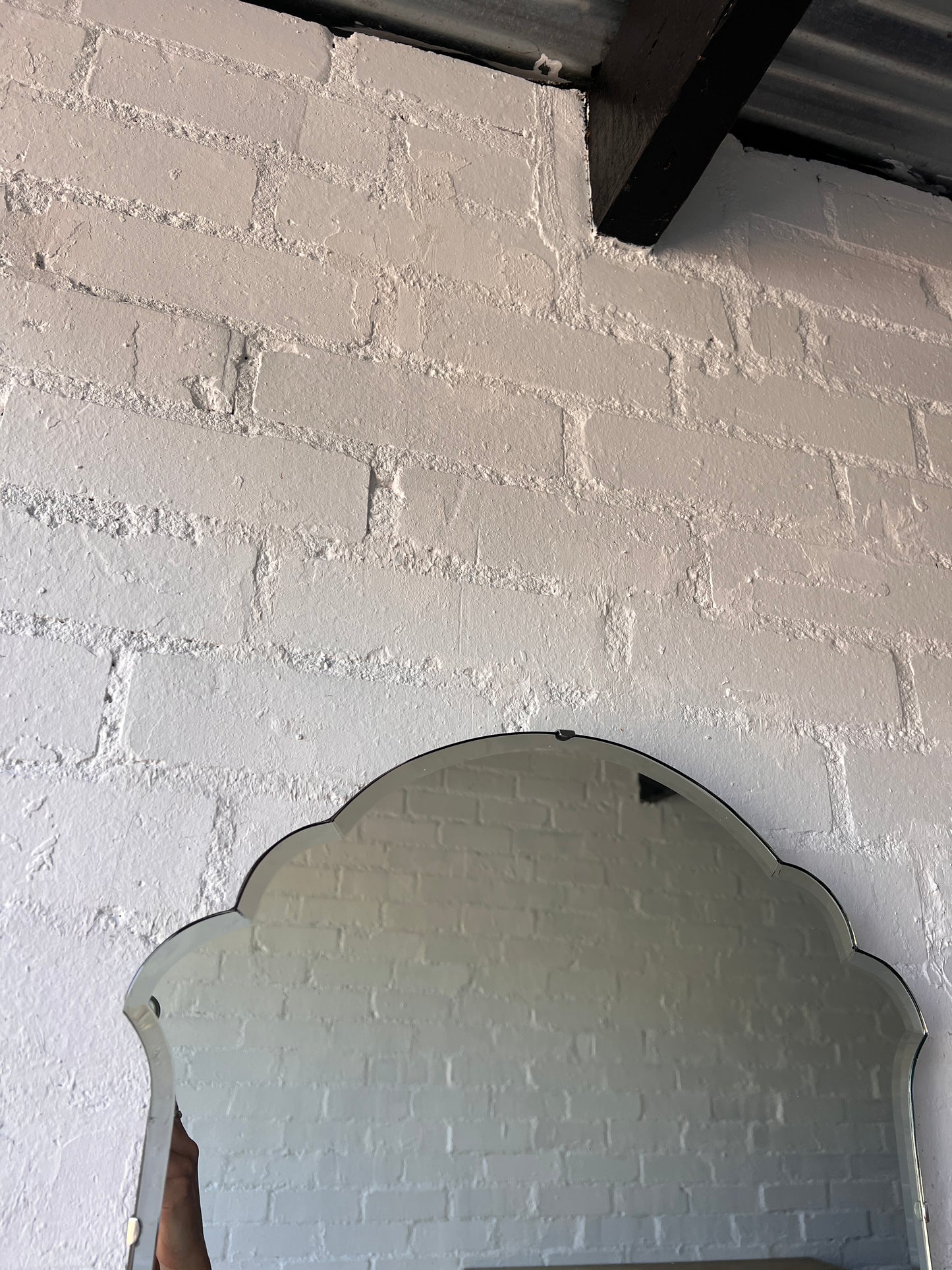 ART DECO BEVELLED EDGE ARCH MIRROR