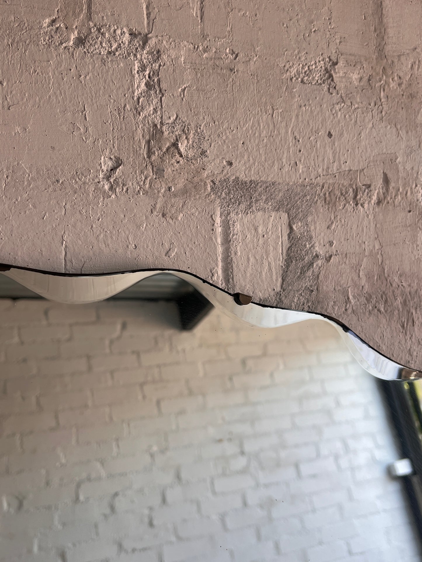 ART DECO WIGGLE SHELL MIRROR