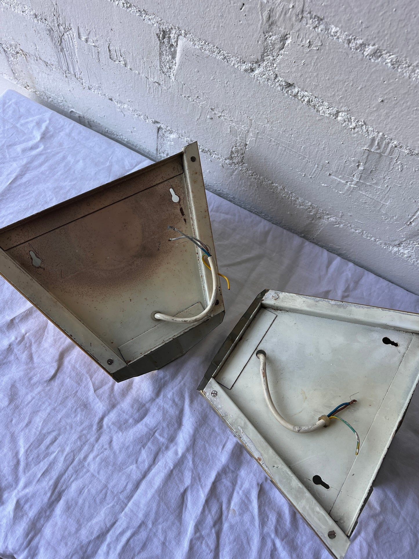 PAIR Of 80S WALL LIGHTS