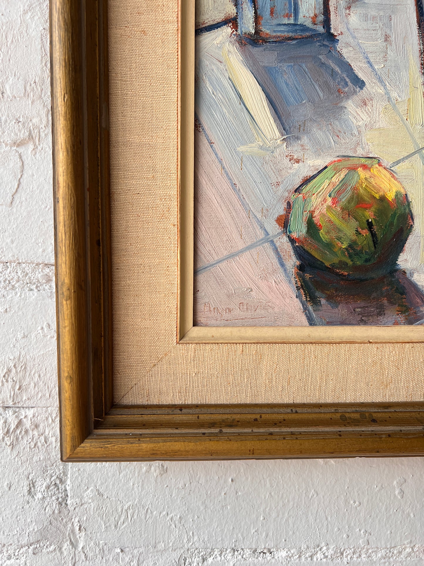 BLUE STILL LIFE SCENE