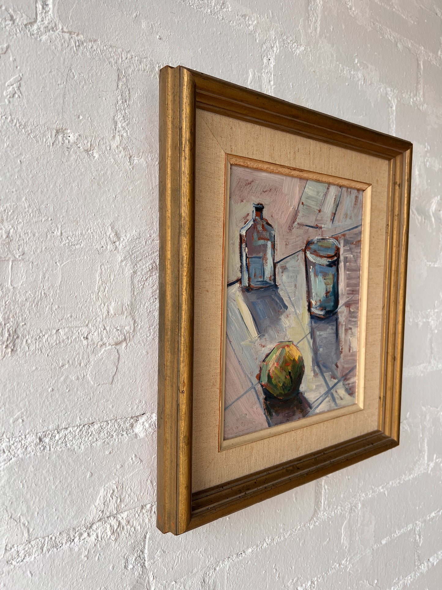 BLUE STILL LIFE SCENE