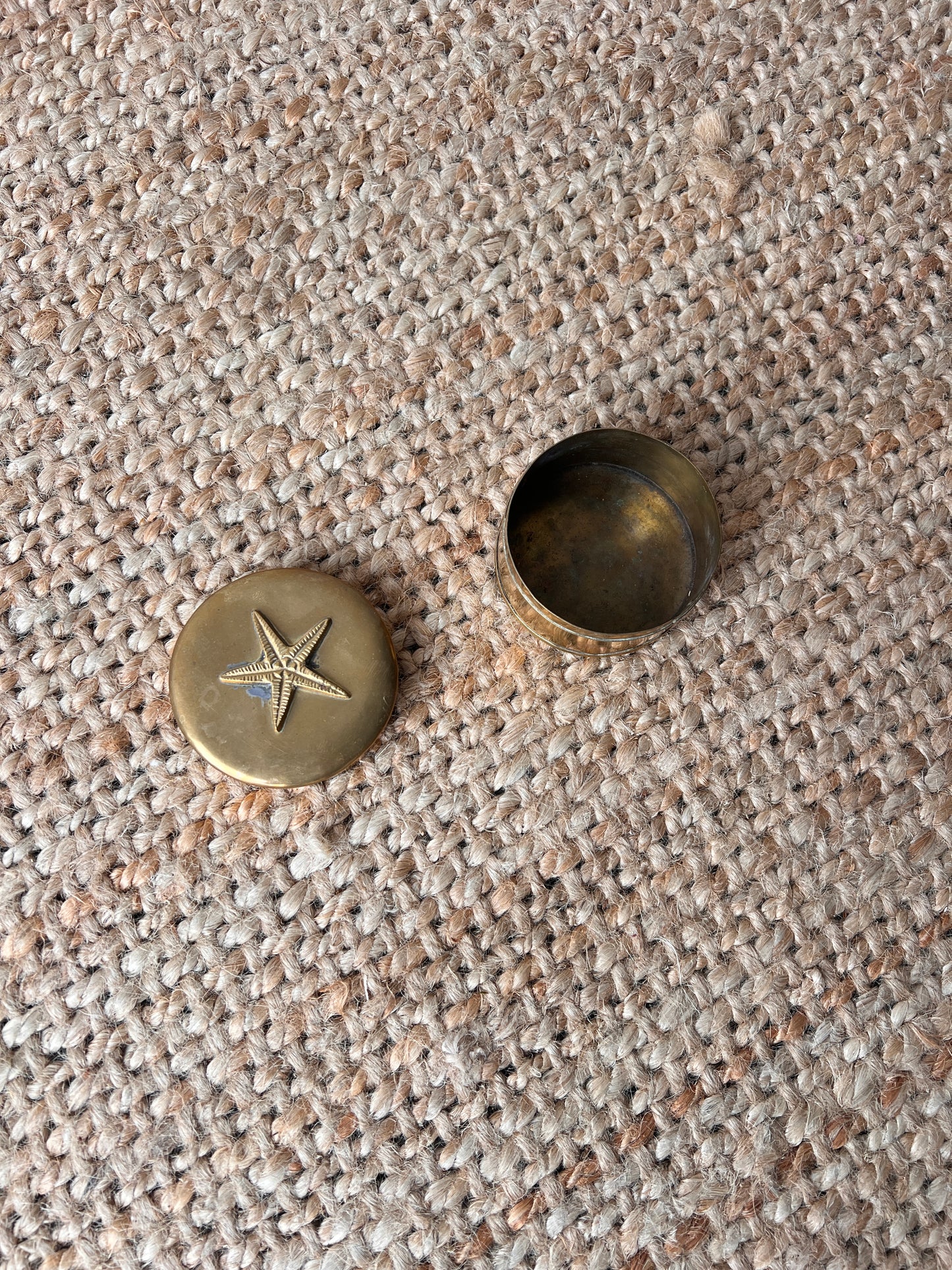 BRASS STARFISH TRINKET BOX