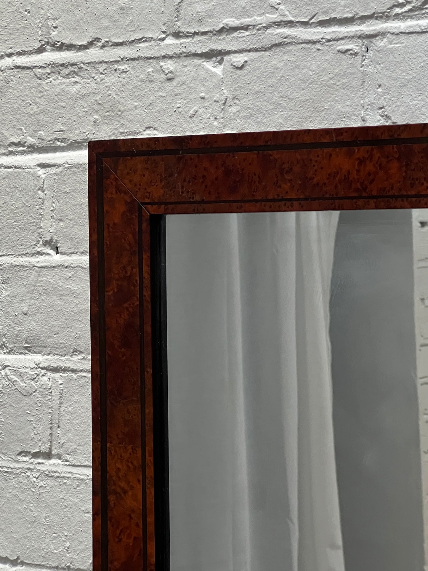 BURL STYLE MIRROR