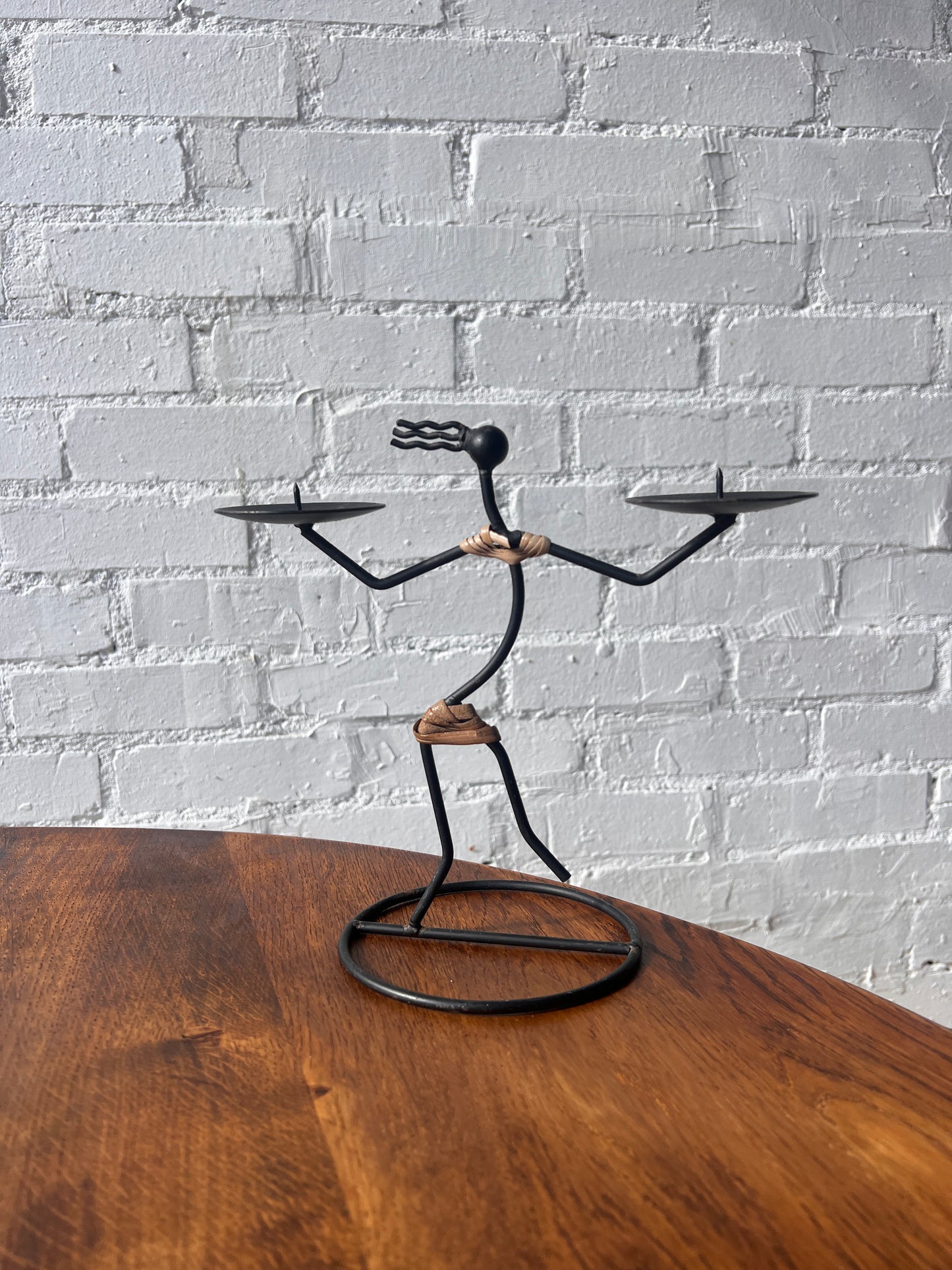 'PERSON IN THE WIND' DANISH CANDLE HOLDER