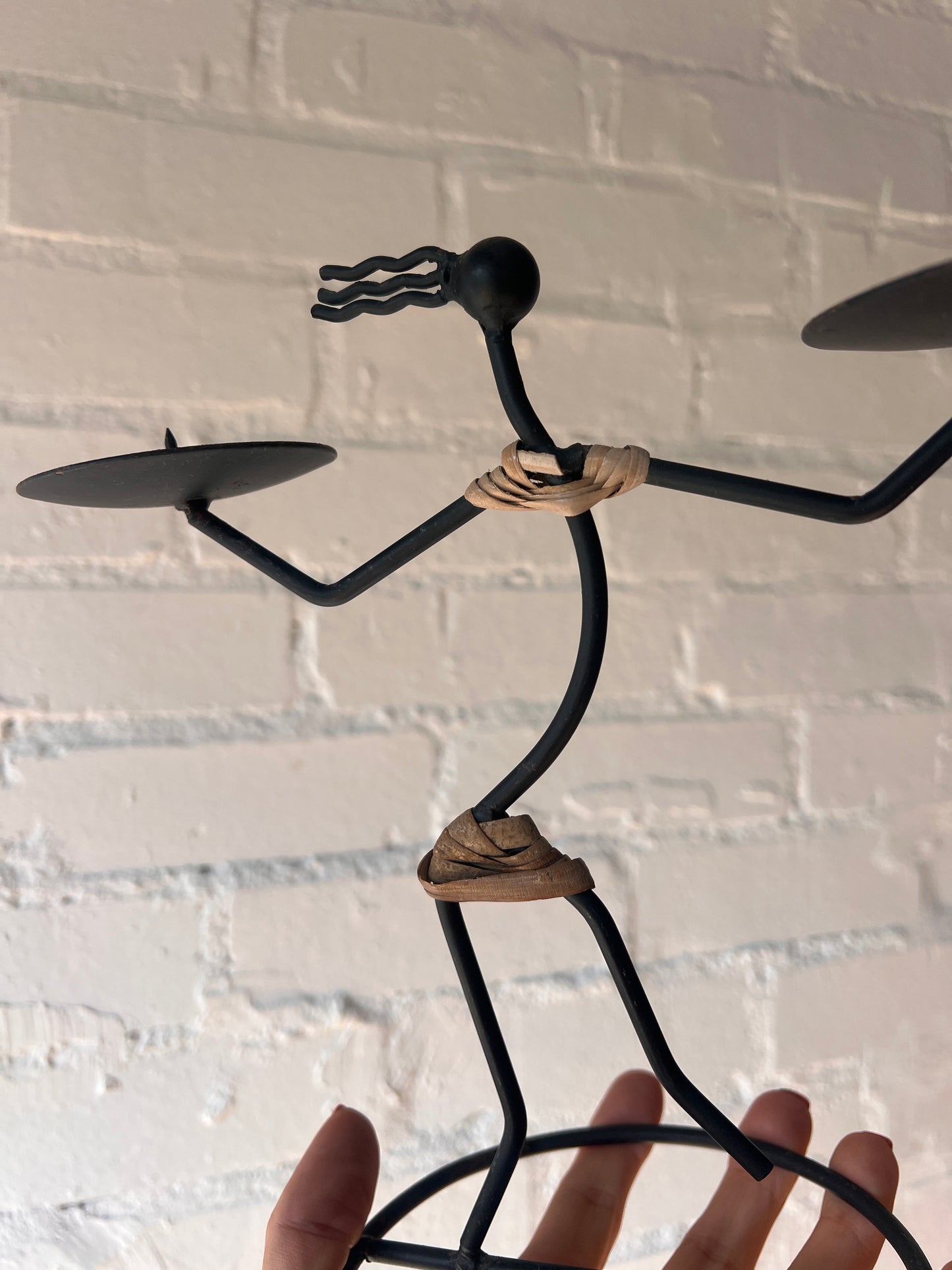 'PERSON IN THE WIND' DANISH CANDLE HOLDER