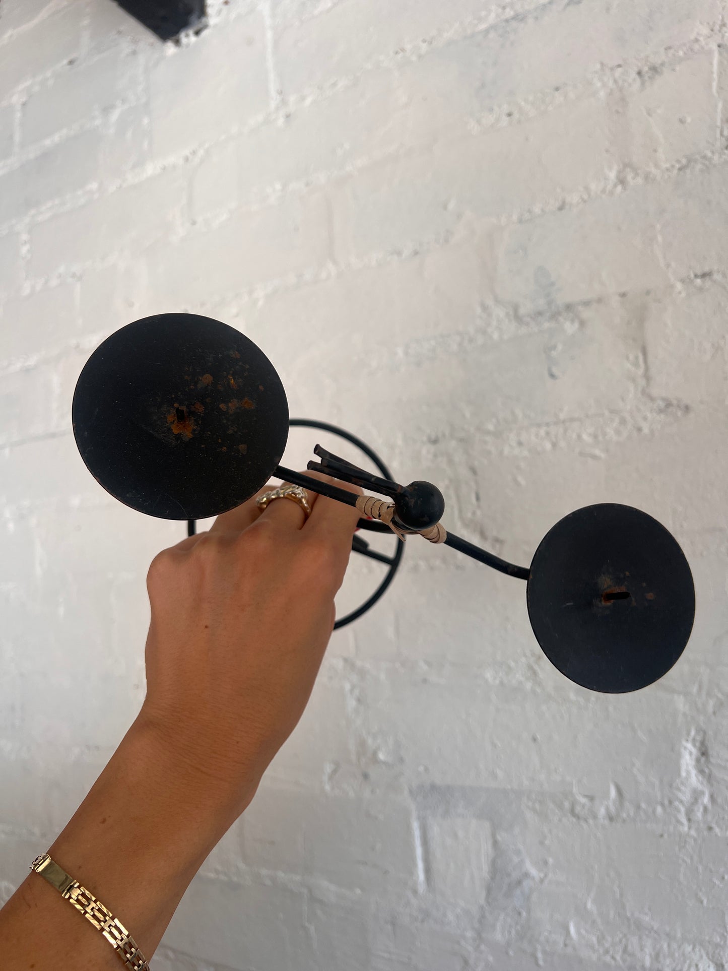 'PERSON IN THE WIND' DANISH CANDLE HOLDER