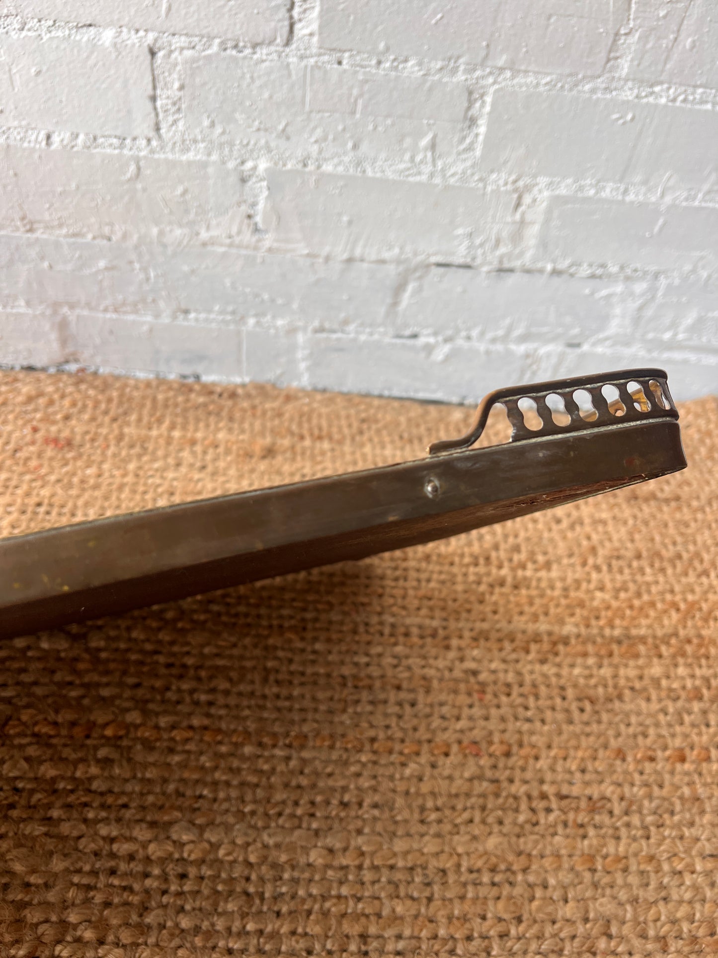 LARGE BRASS EDGE TRAY
