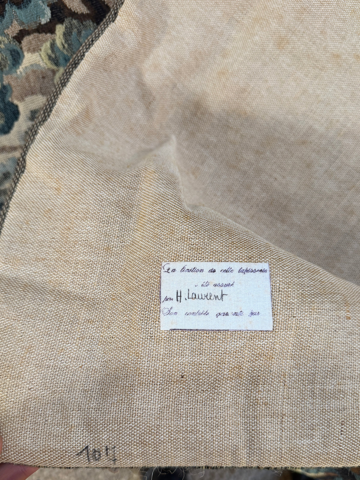 60S FRENCH JACQUARD TAPESTRY
