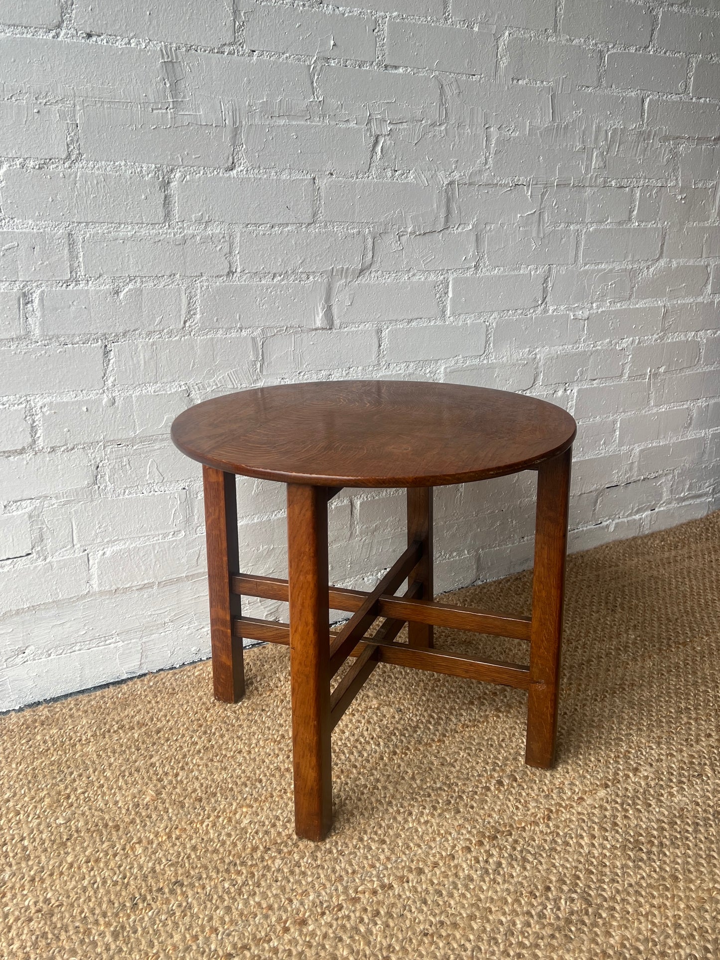 EARLY MID CENTURY WOOD SIDE TABLE