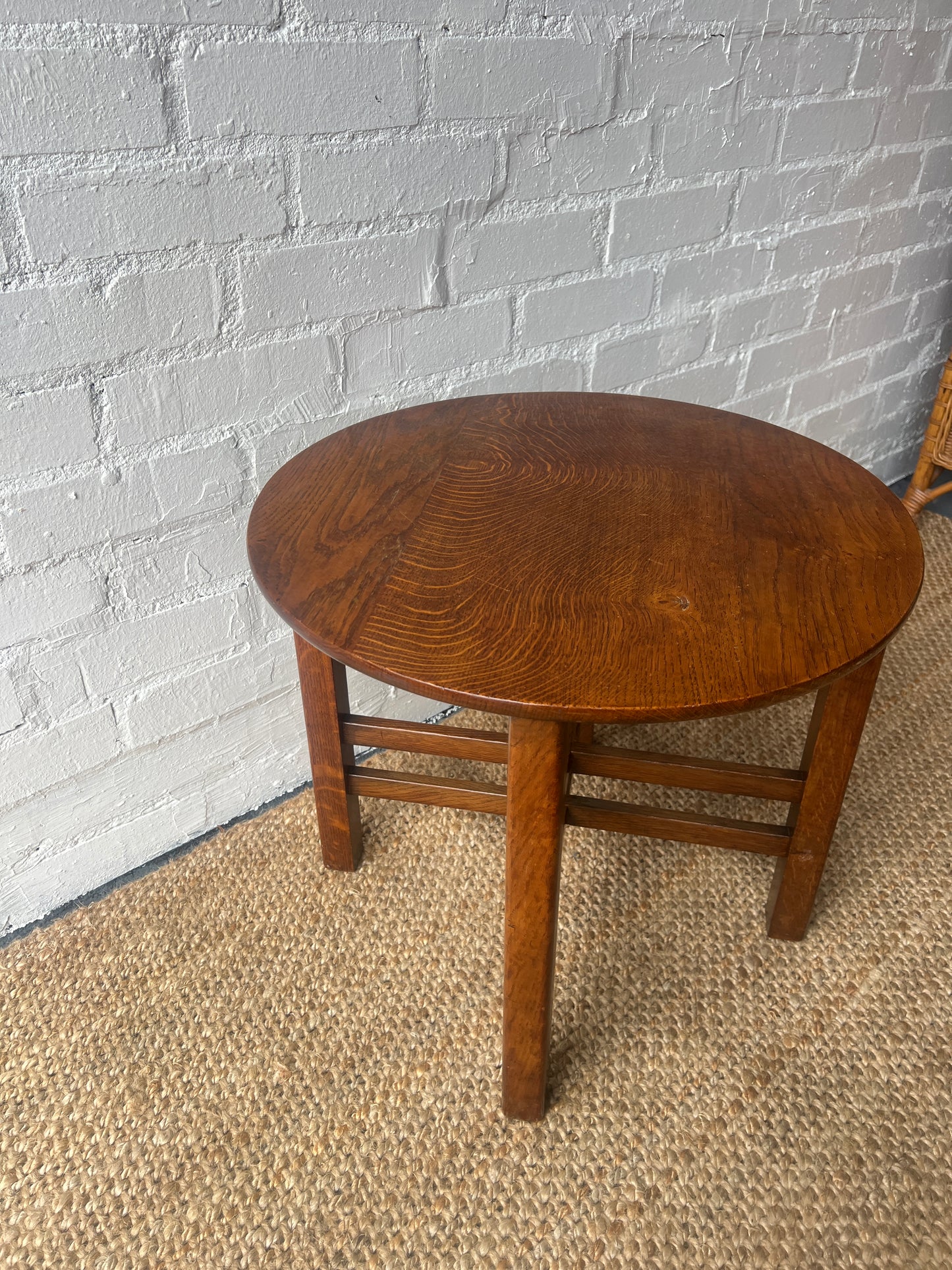 EARLY MID CENTURY WOOD SIDE TABLE