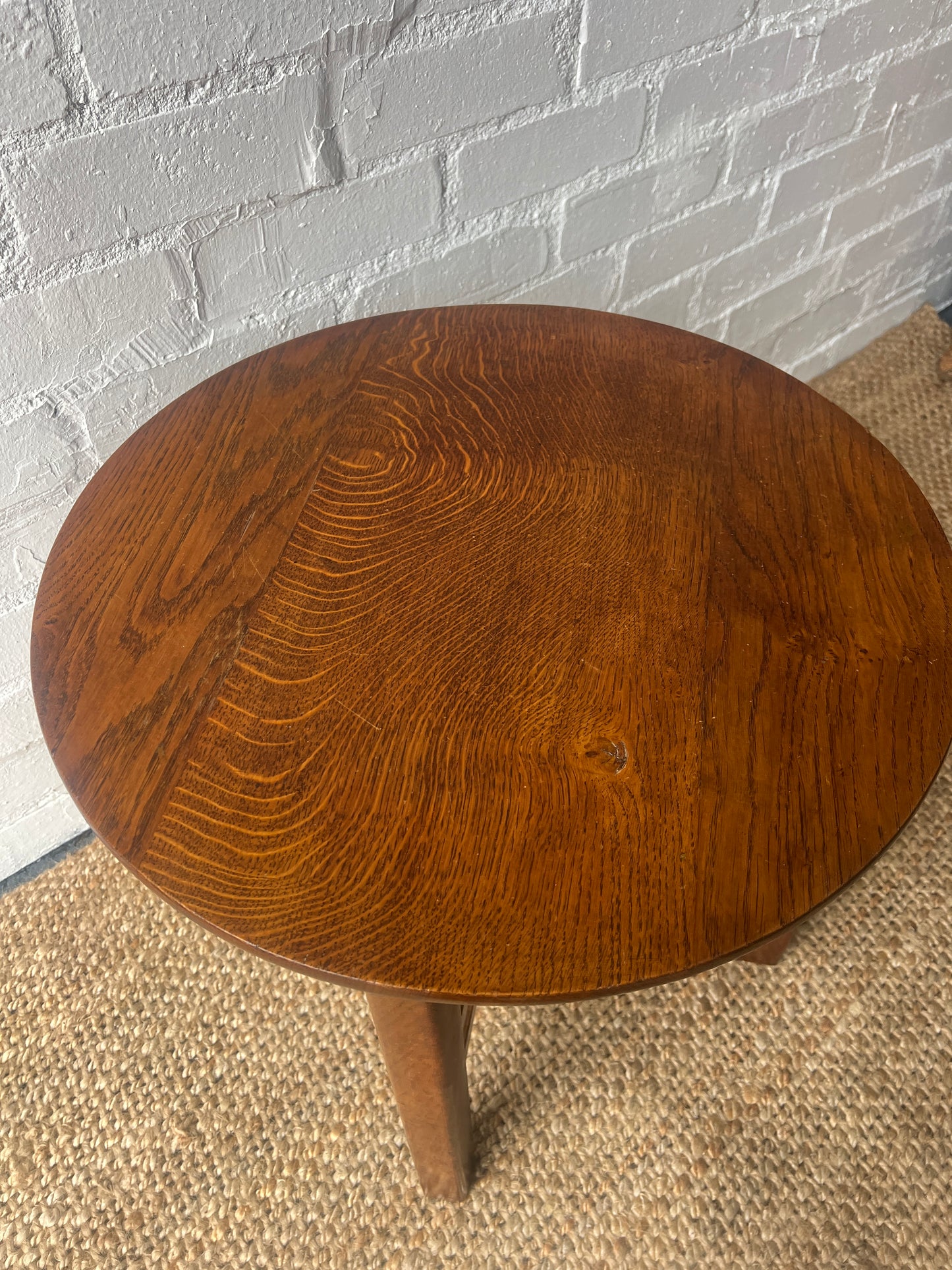 EARLY MID CENTURY WOOD SIDE TABLE