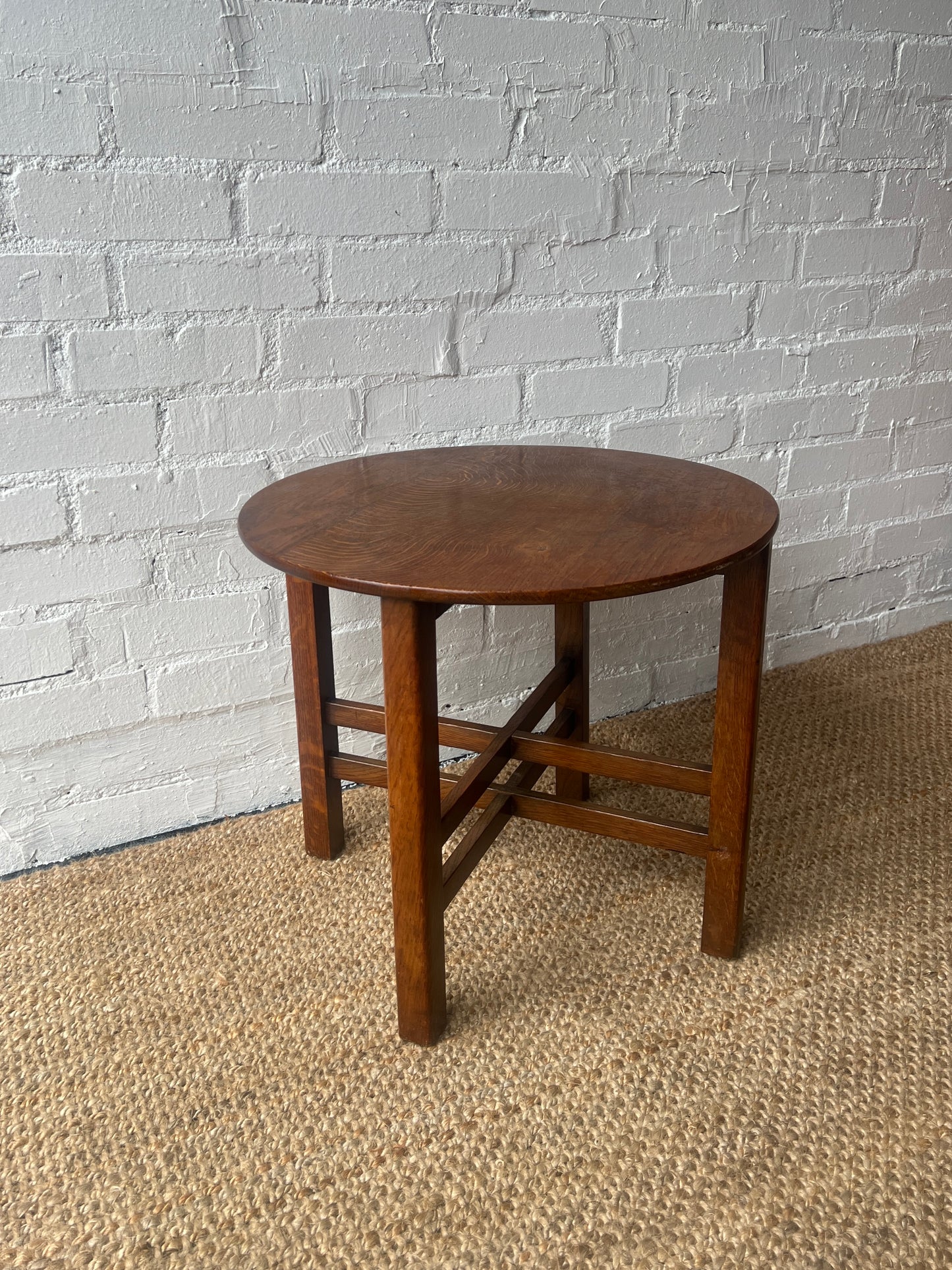 EARLY MID CENTURY WOOD SIDE TABLE