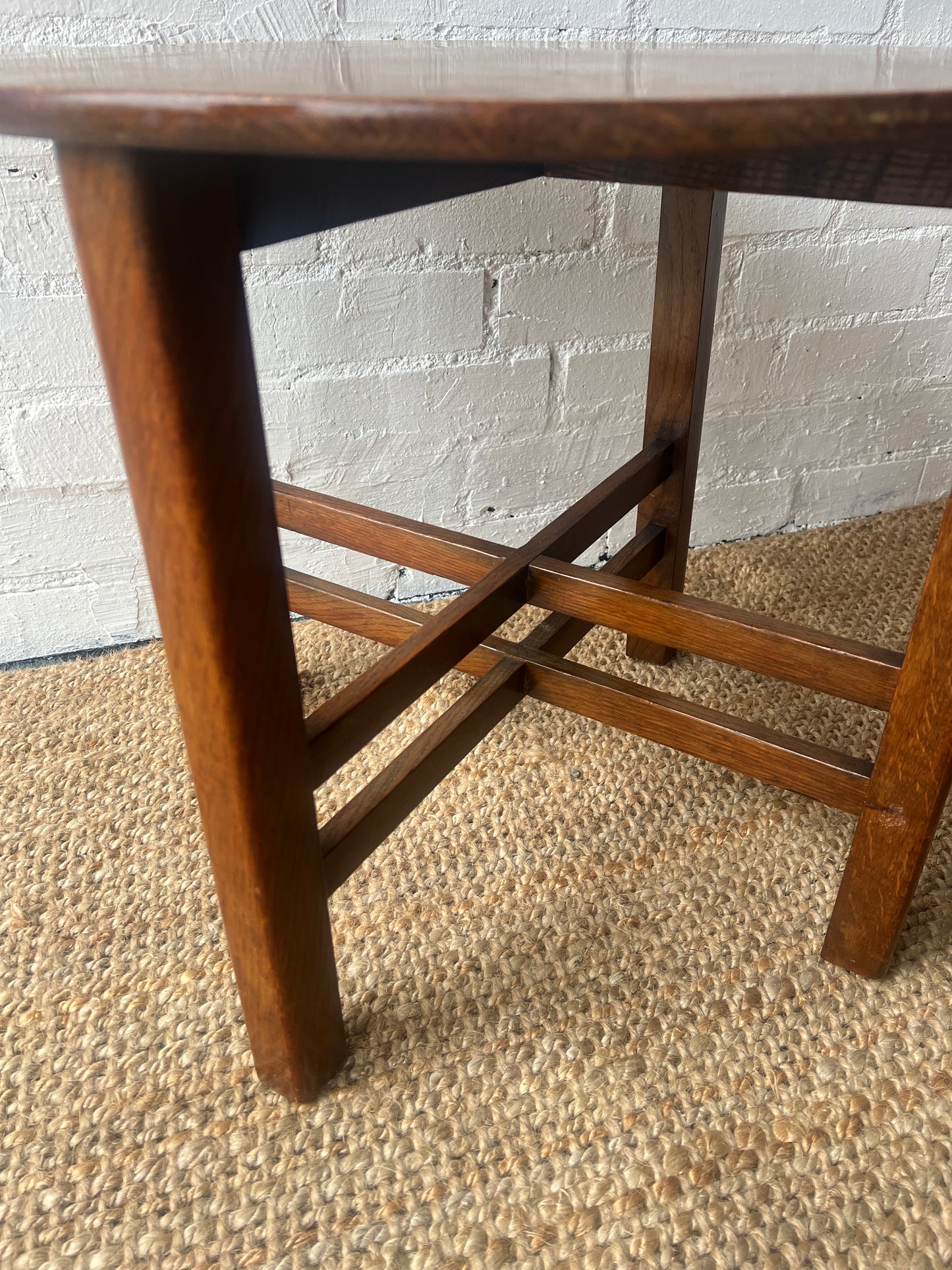 EARLY MID CENTURY WOOD SIDE TABLE