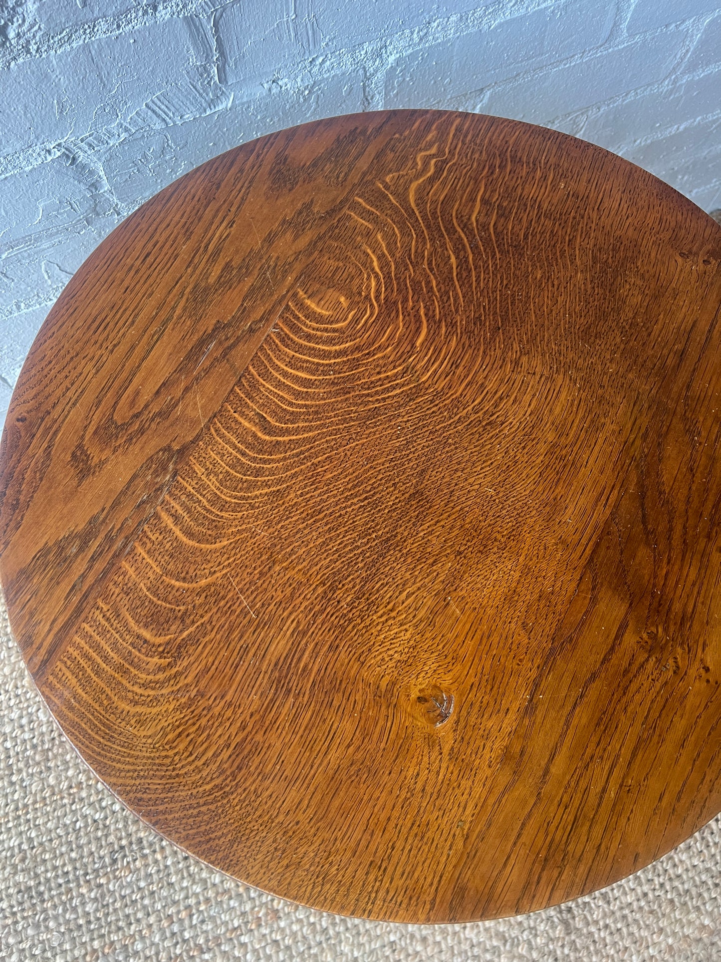 EARLY MID CENTURY WOOD SIDE TABLE