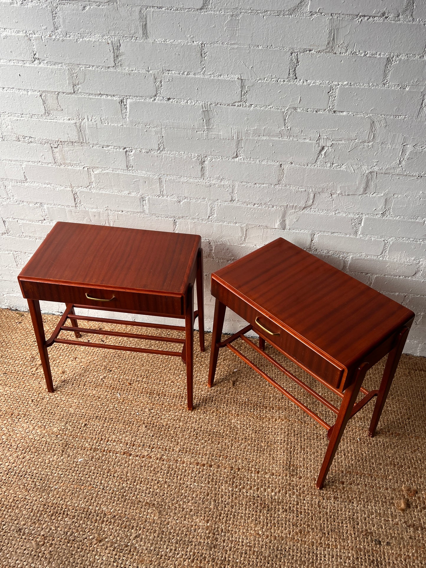 PAIR OF 40S BEDSIDE TABLES