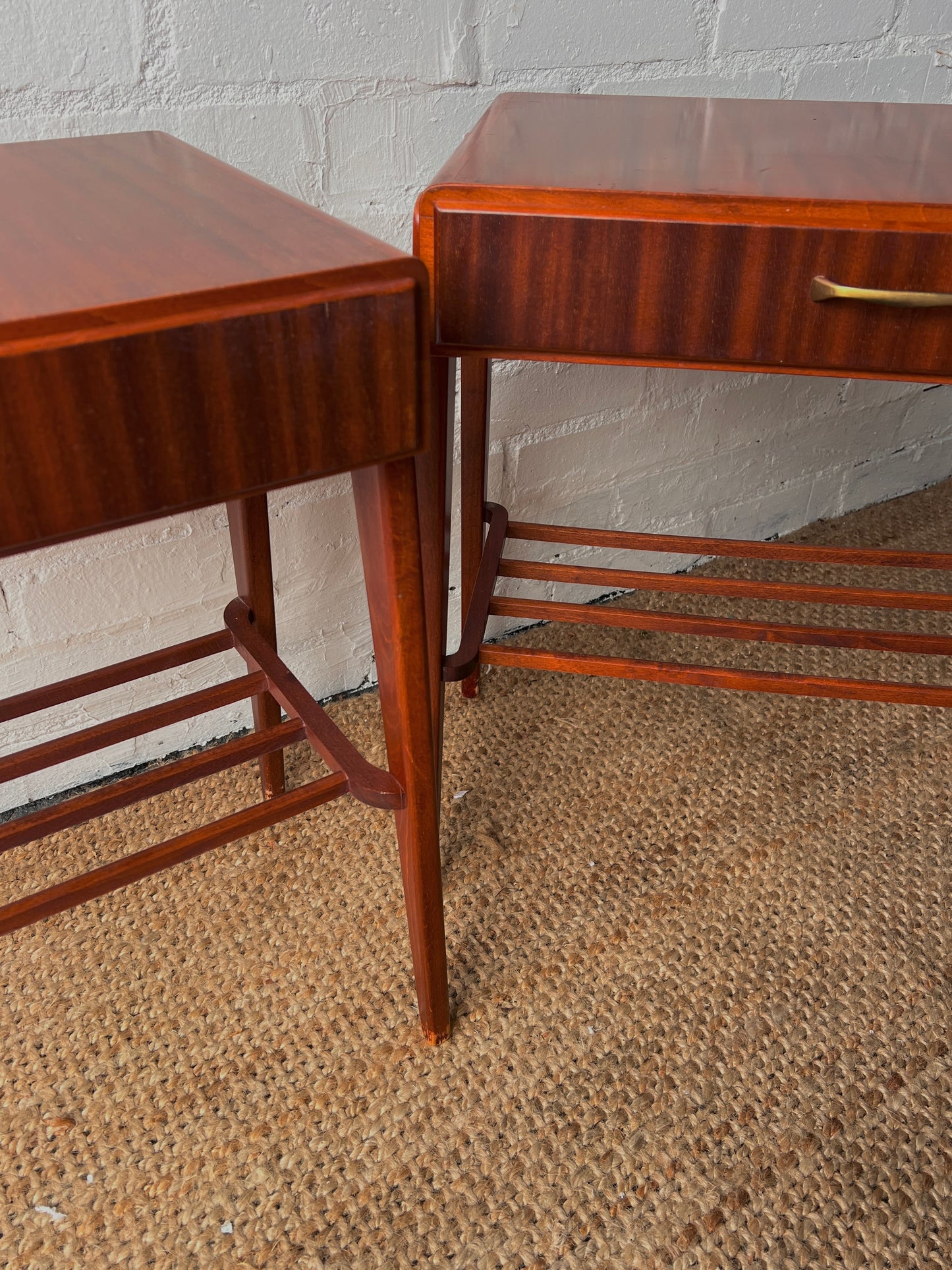 PAIR OF 40S BEDSIDE TABLES