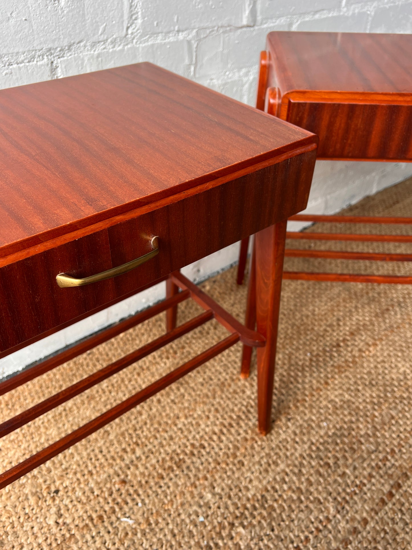 PAIR OF 40S BEDSIDE TABLES