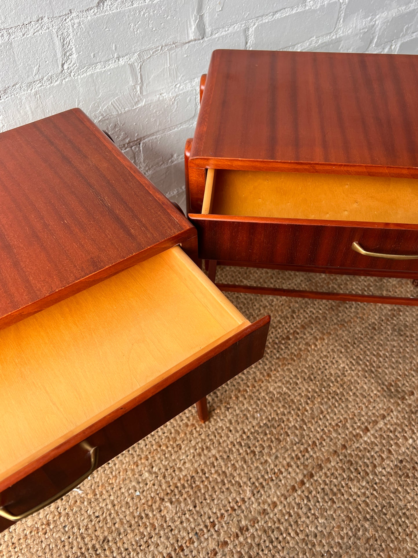 PAIR OF 40S BEDSIDE TABLES