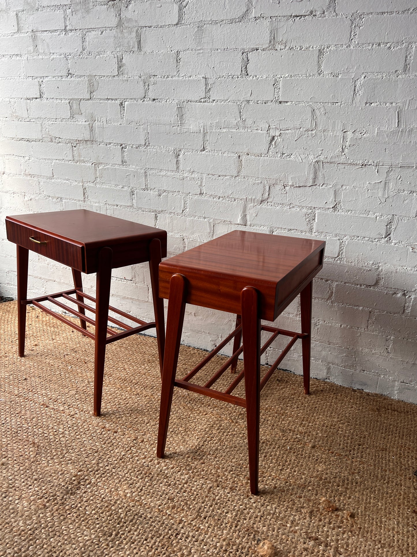 PAIR OF 40S BEDSIDE TABLES