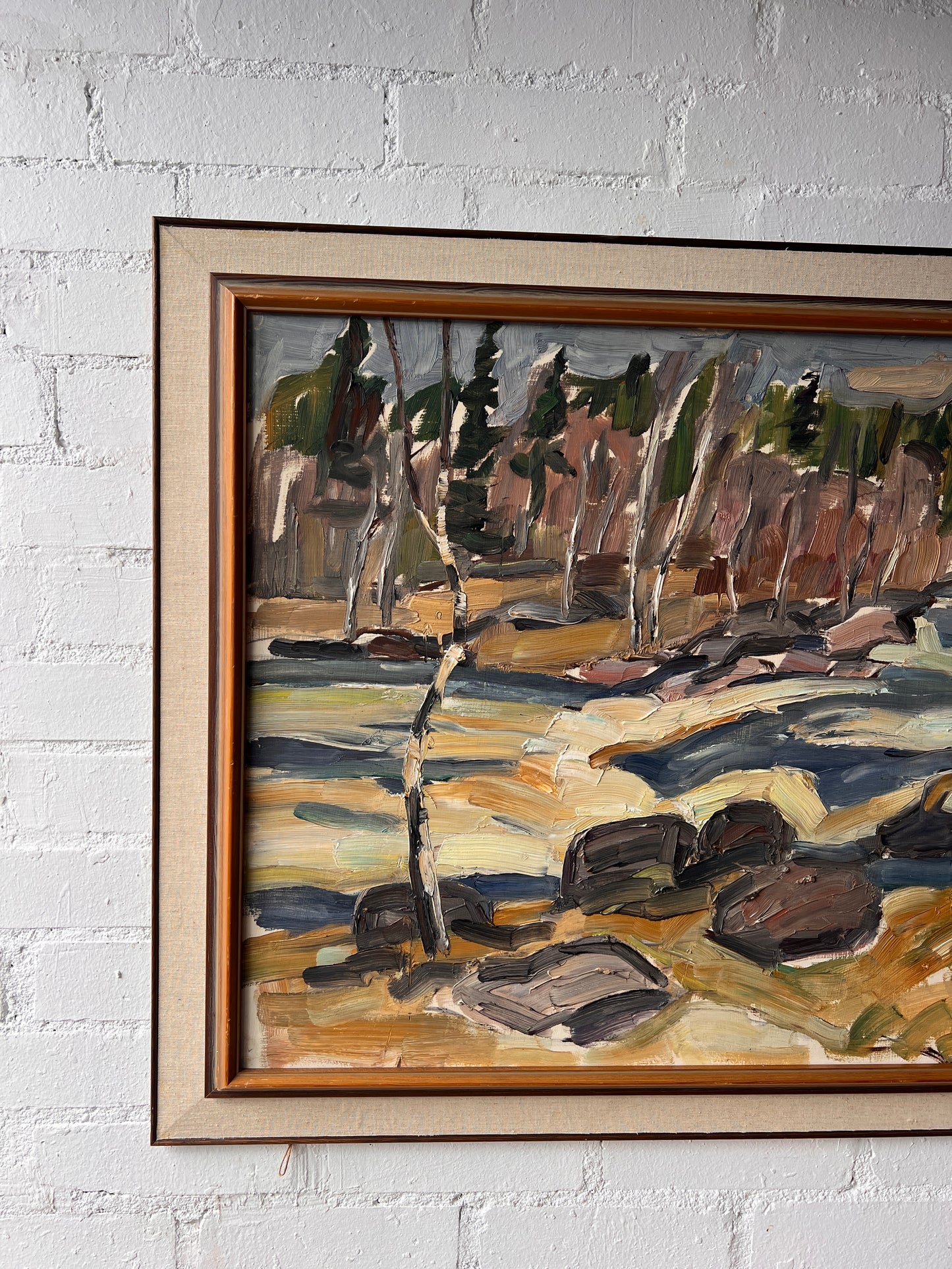 LARGE FOREST AND RIVER LANDSCAPE