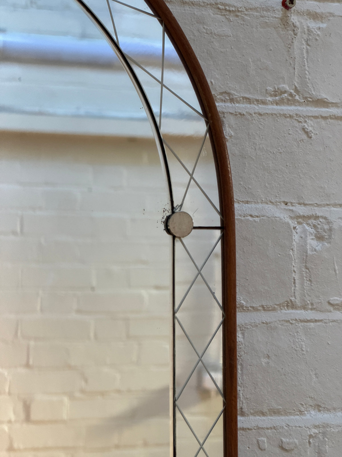 SWEDISH ARCH SECTIONAL MIRROR