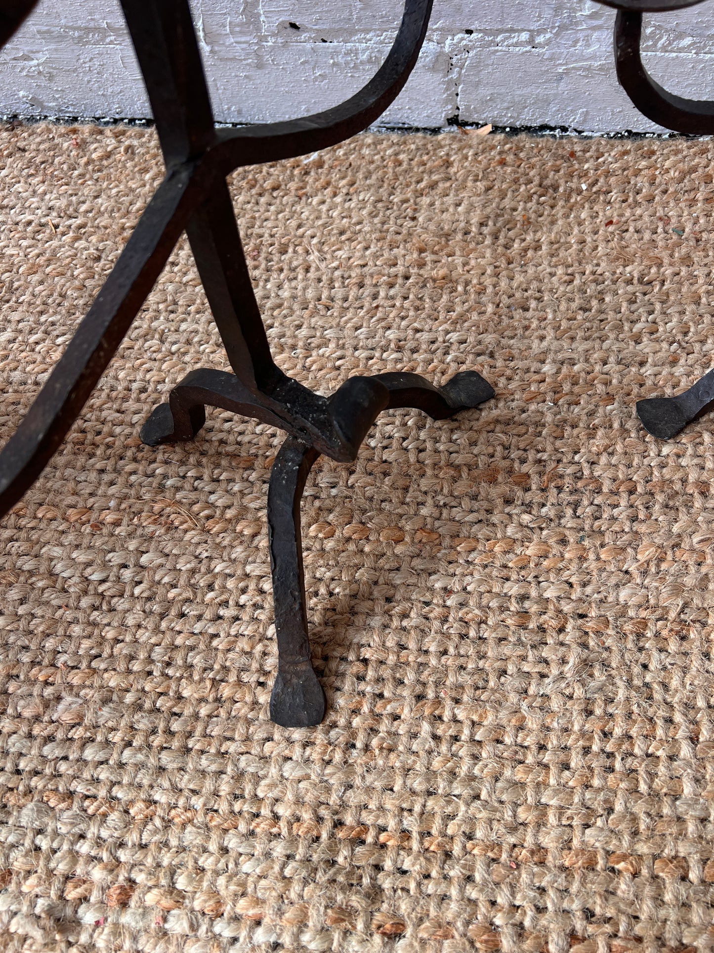 LARGE WROUGHT IRON CANDELABRAS