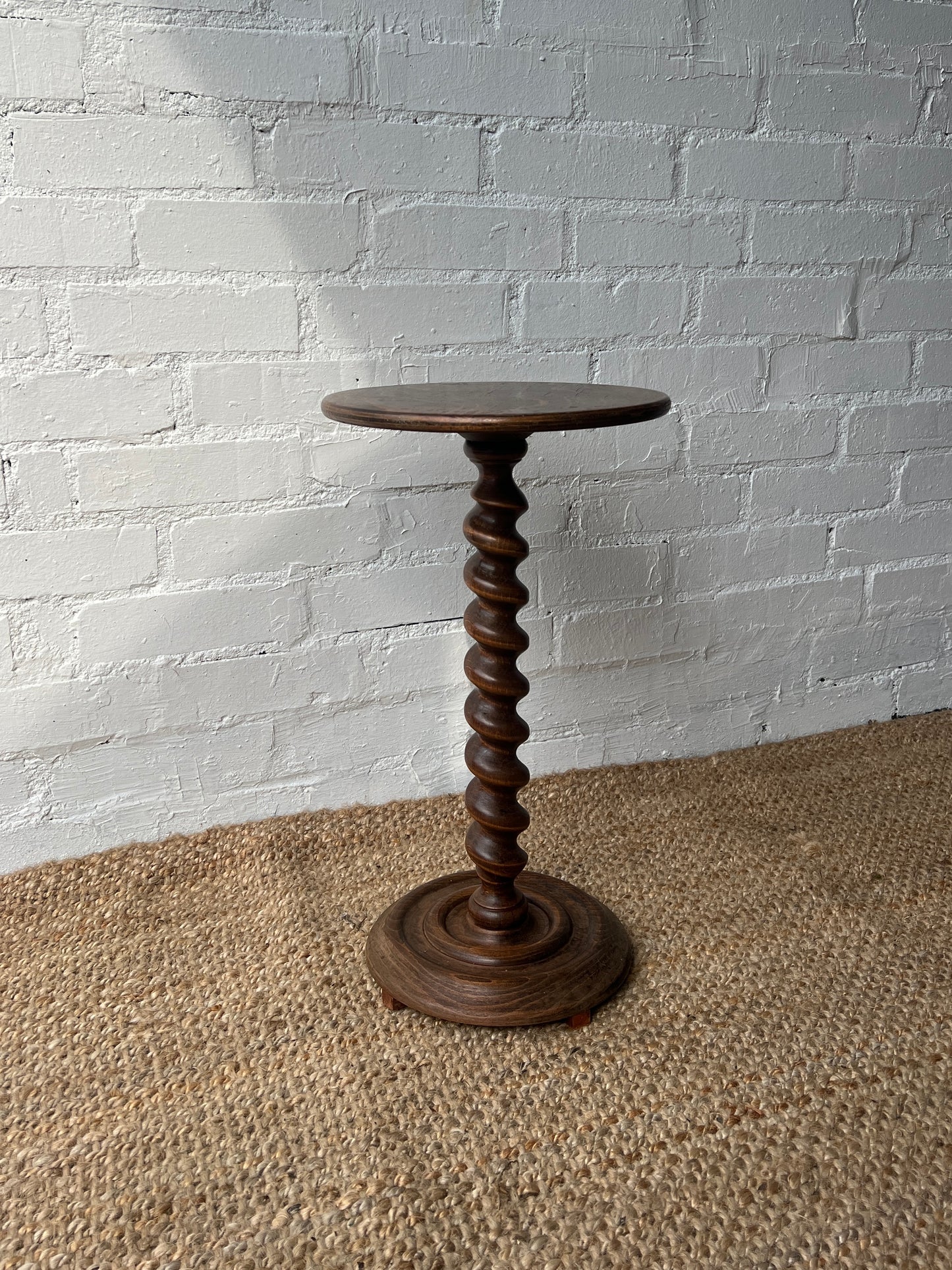 FRENCH BARLEY TWIST SIDE TABLE