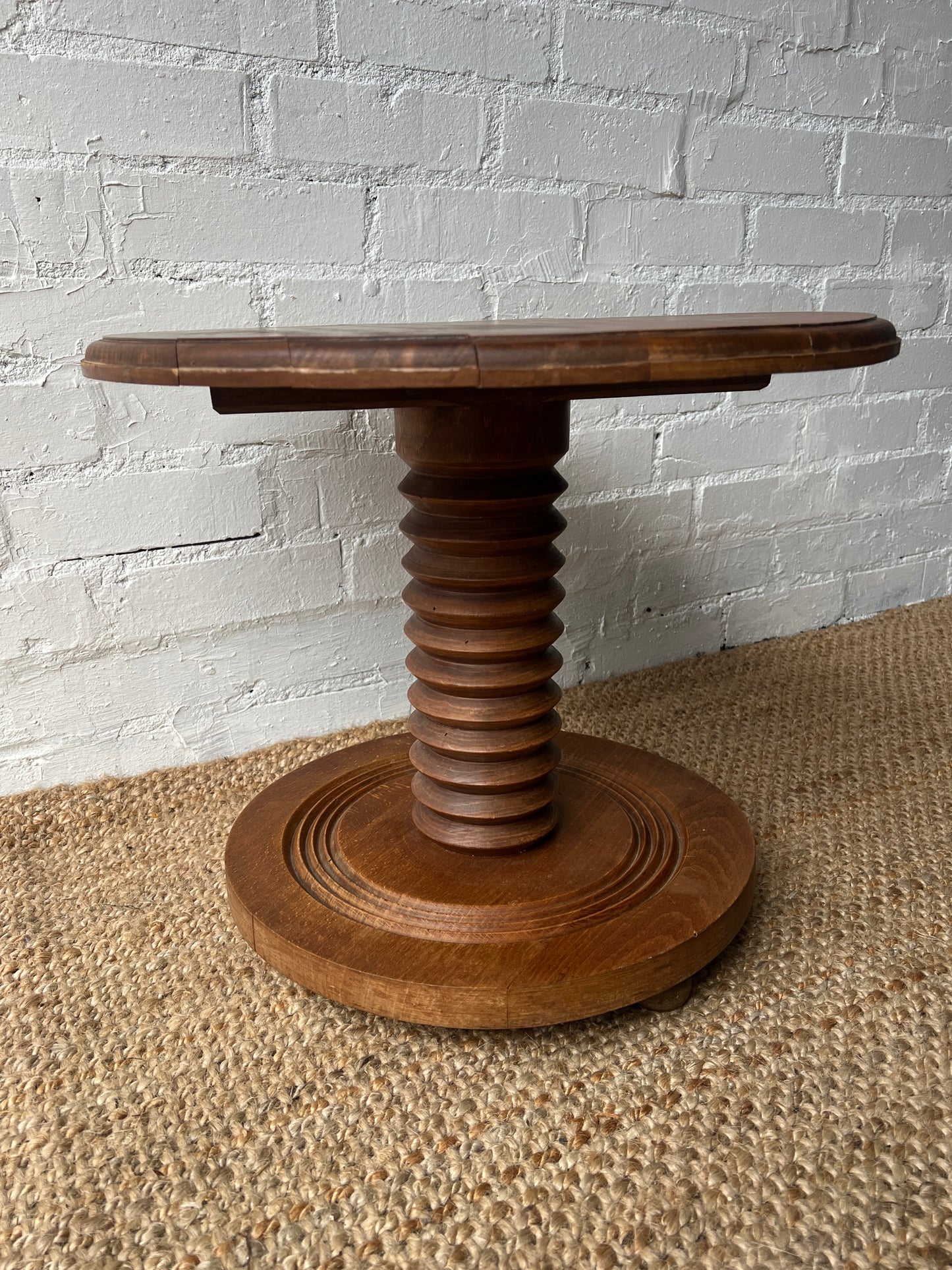FRENCH BRUTALIST SIDE TABLE