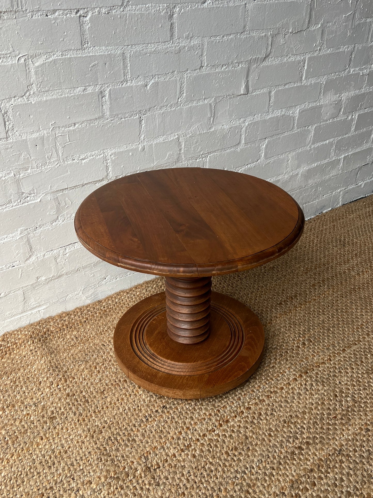 FRENCH BRUTALIST SIDE TABLE