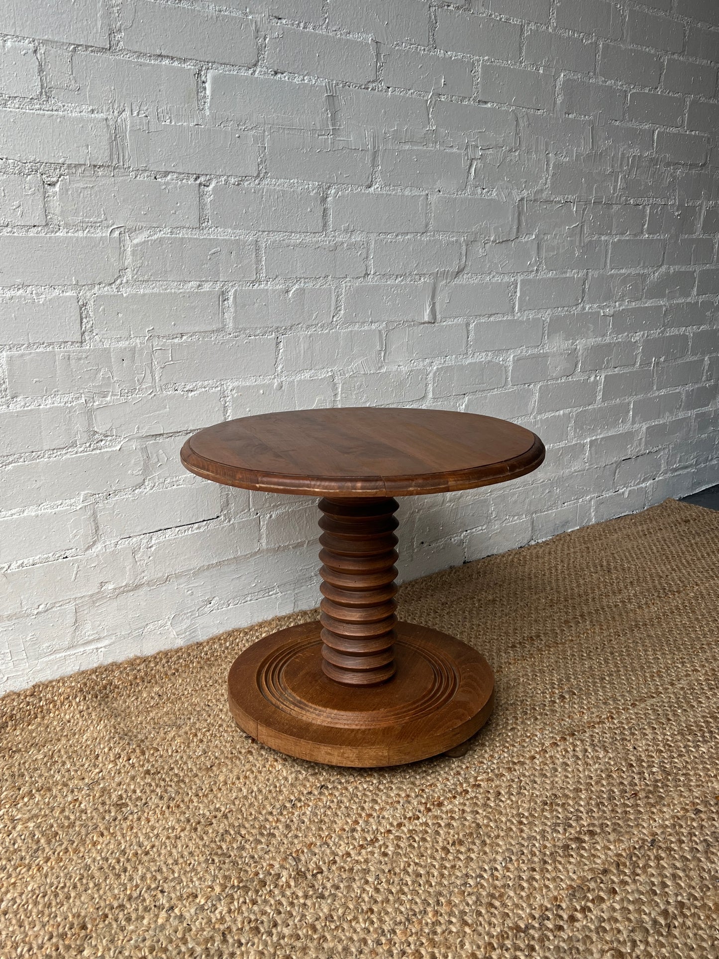 FRENCH BRUTALIST SIDE TABLE