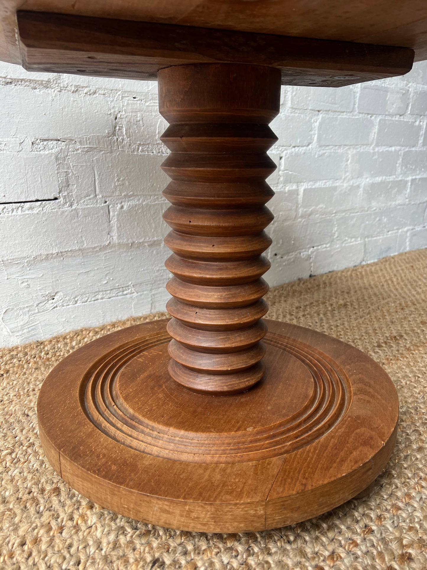 FRENCH BRUTALIST SIDE TABLE