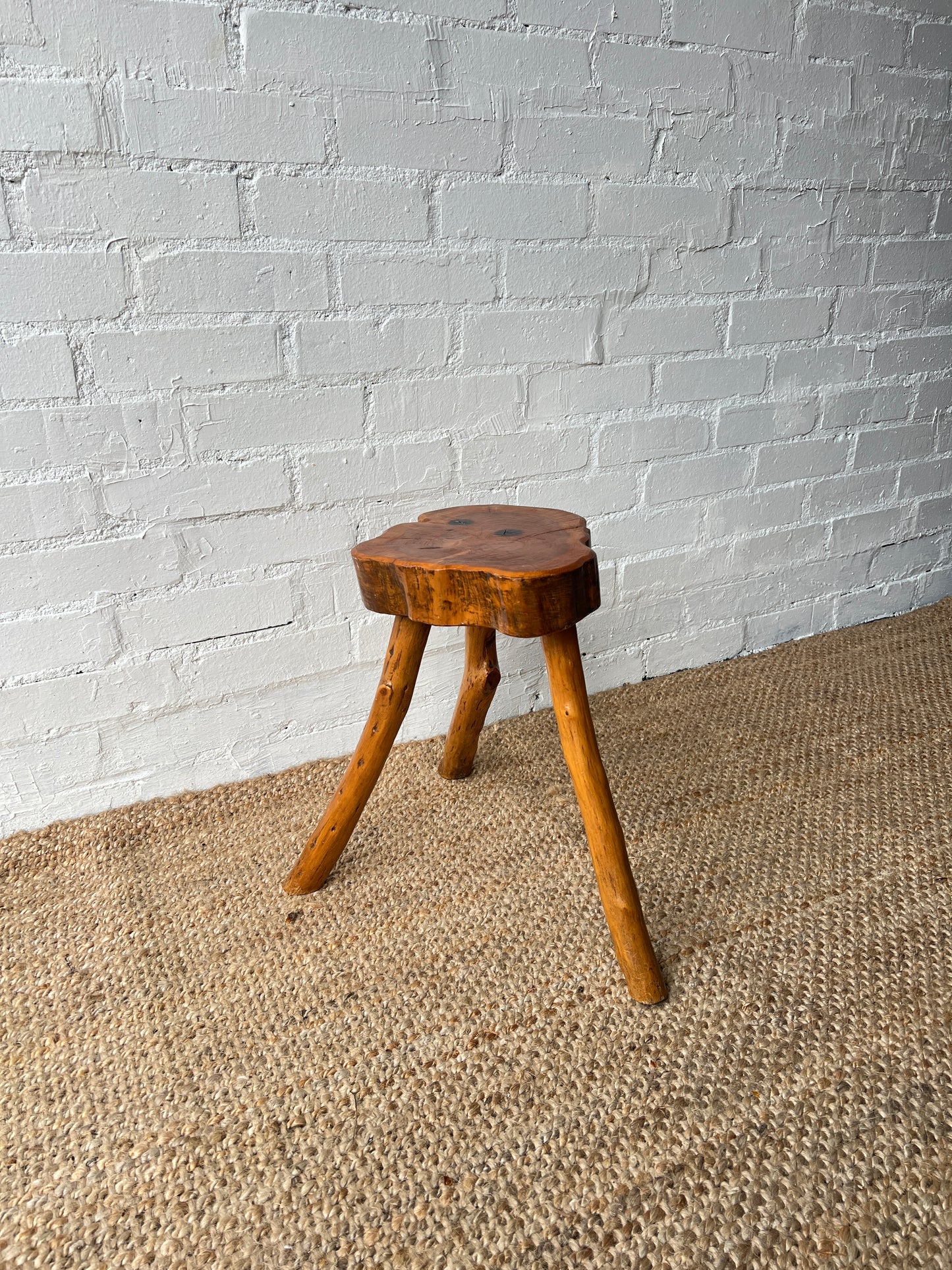 FRENCH PINE STOOL NO.2