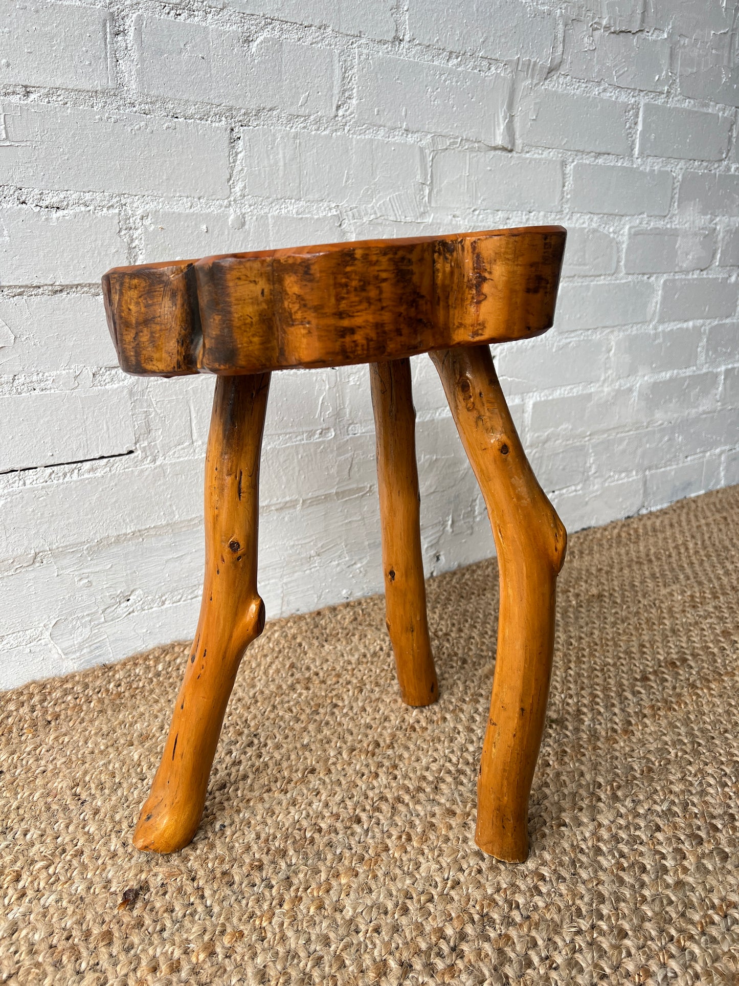 FRENCH PINE STOOL NO.1