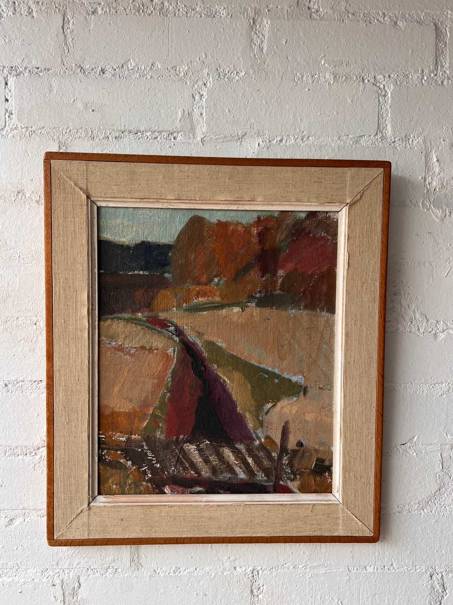 SMALL ABSTRACT OIL PAINTING